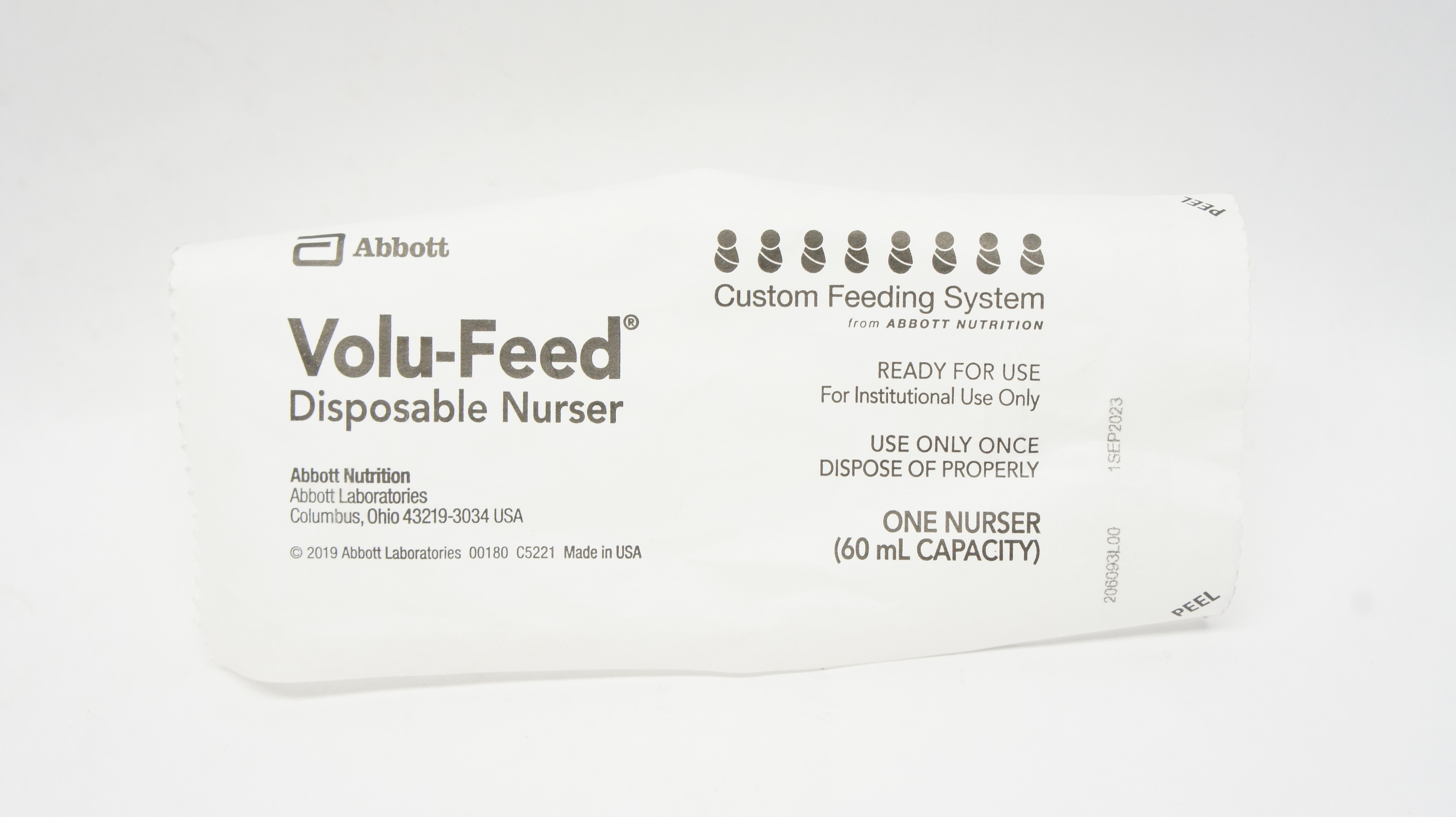 Abbott CustomFeed Breastmilk Storage Bottle With Cap 60 mL