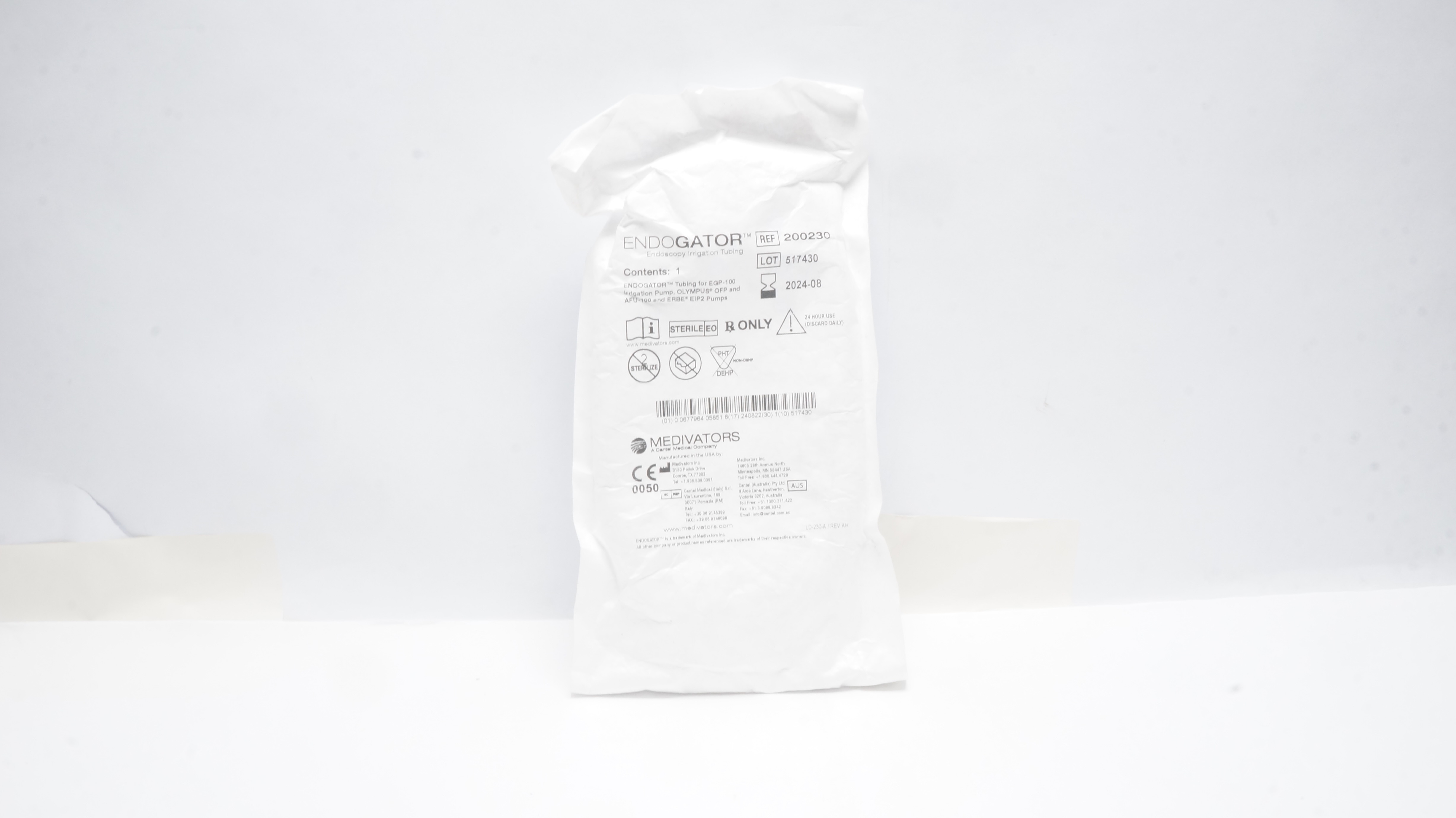 Medivators 200230 Endogator Endoscopy Irrigation Tubing (x)