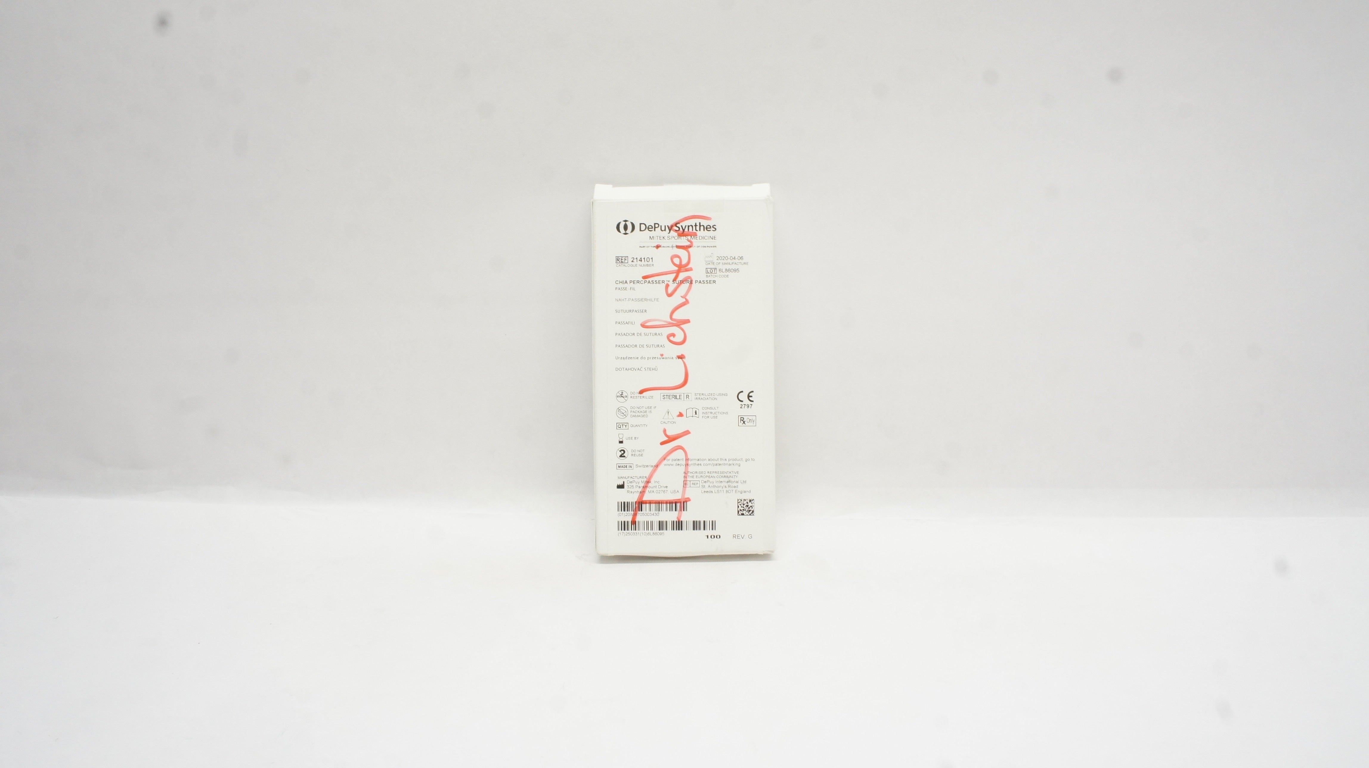 DePuy 214101 Mitek Chia Percpasser Stre. Passer