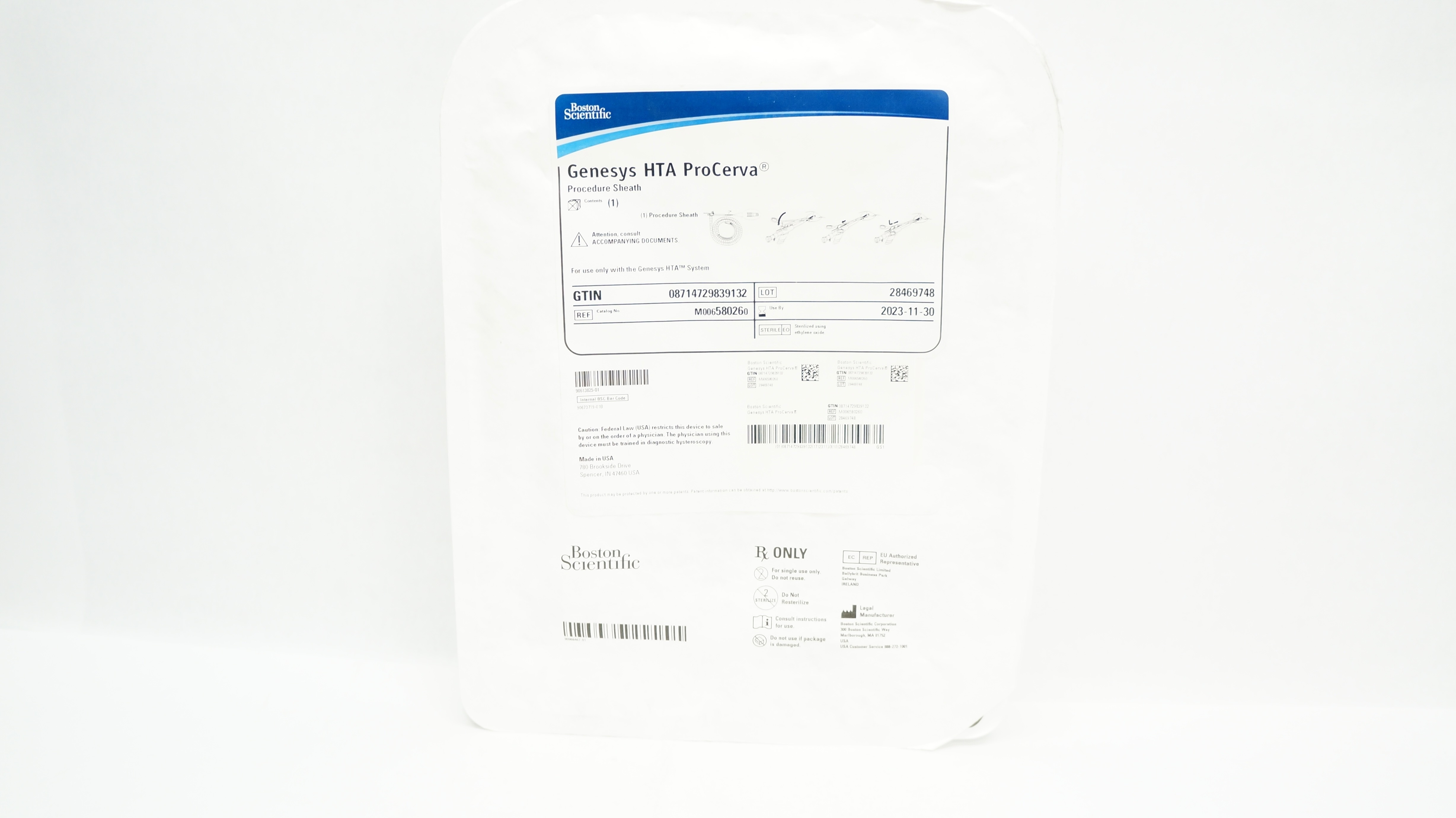 Boston Scientific M006580260 Genesys HTA ProCerva Procedure Sheath
