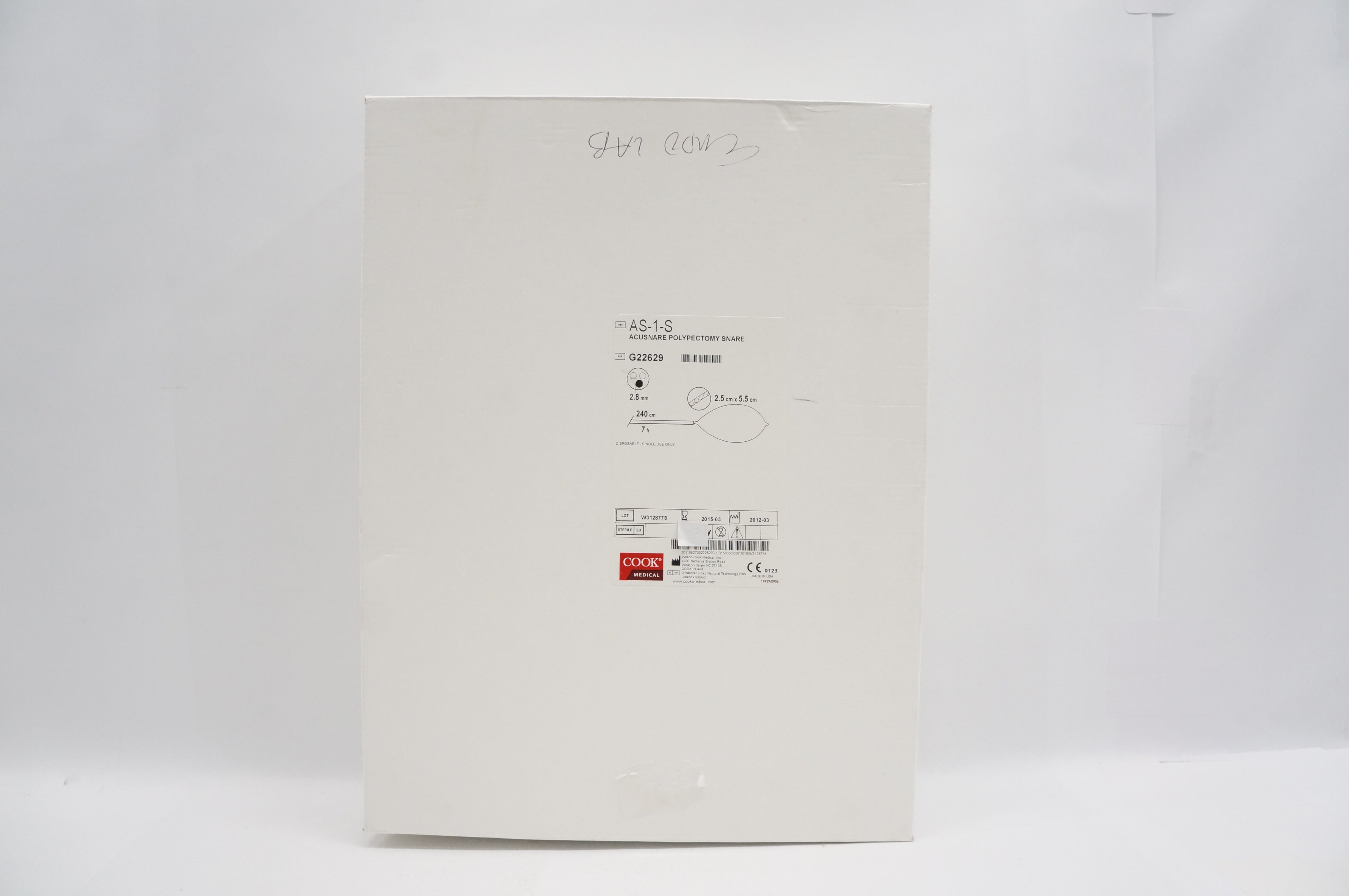 Cook Medical G22629 Acushare Polypectomy Snare 7Fr x 240cm (x)