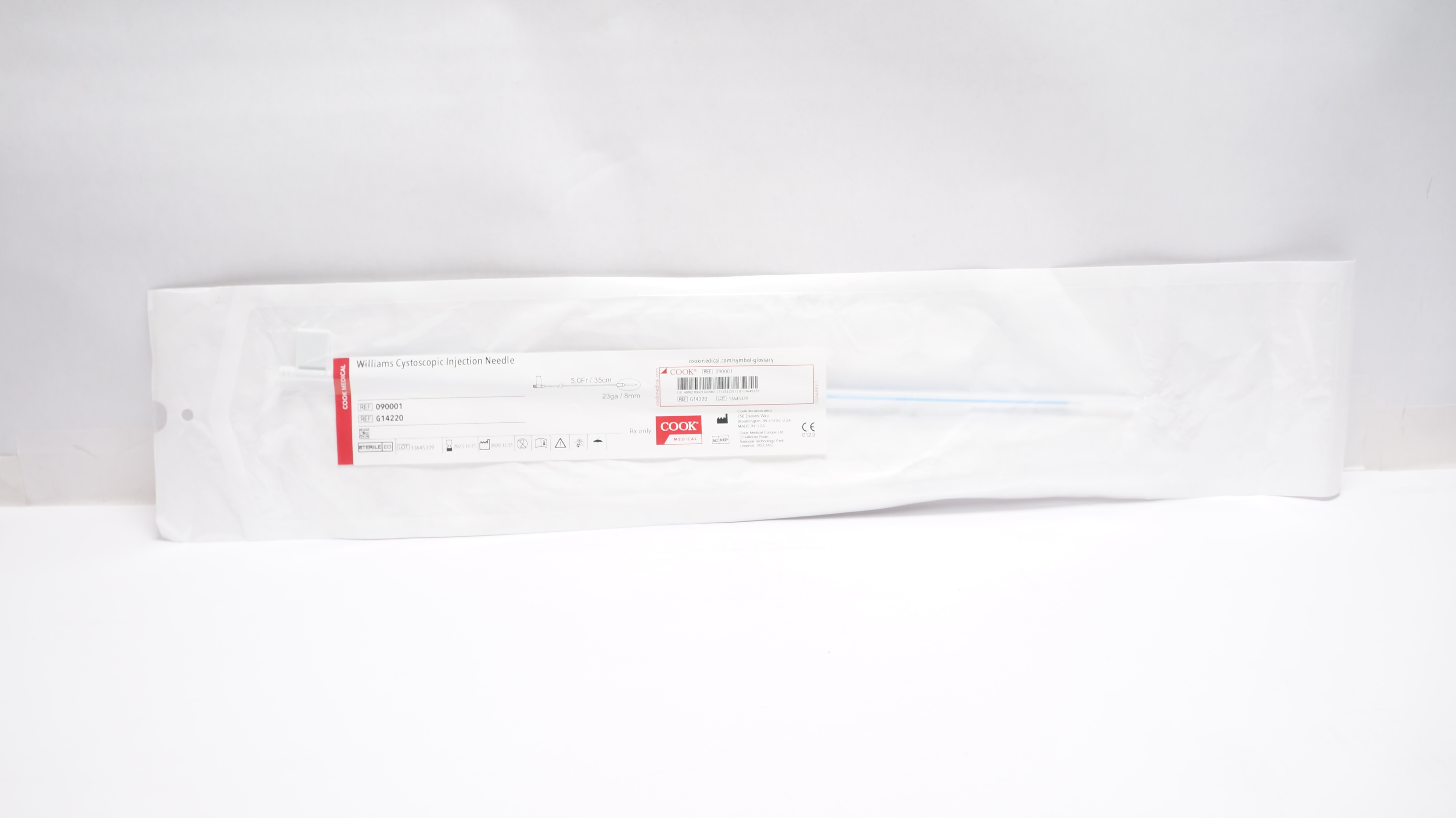 Cook Medical G14220 Williams Cystoscopic Injection Ndle 5.0Fr x 23Ga (x)