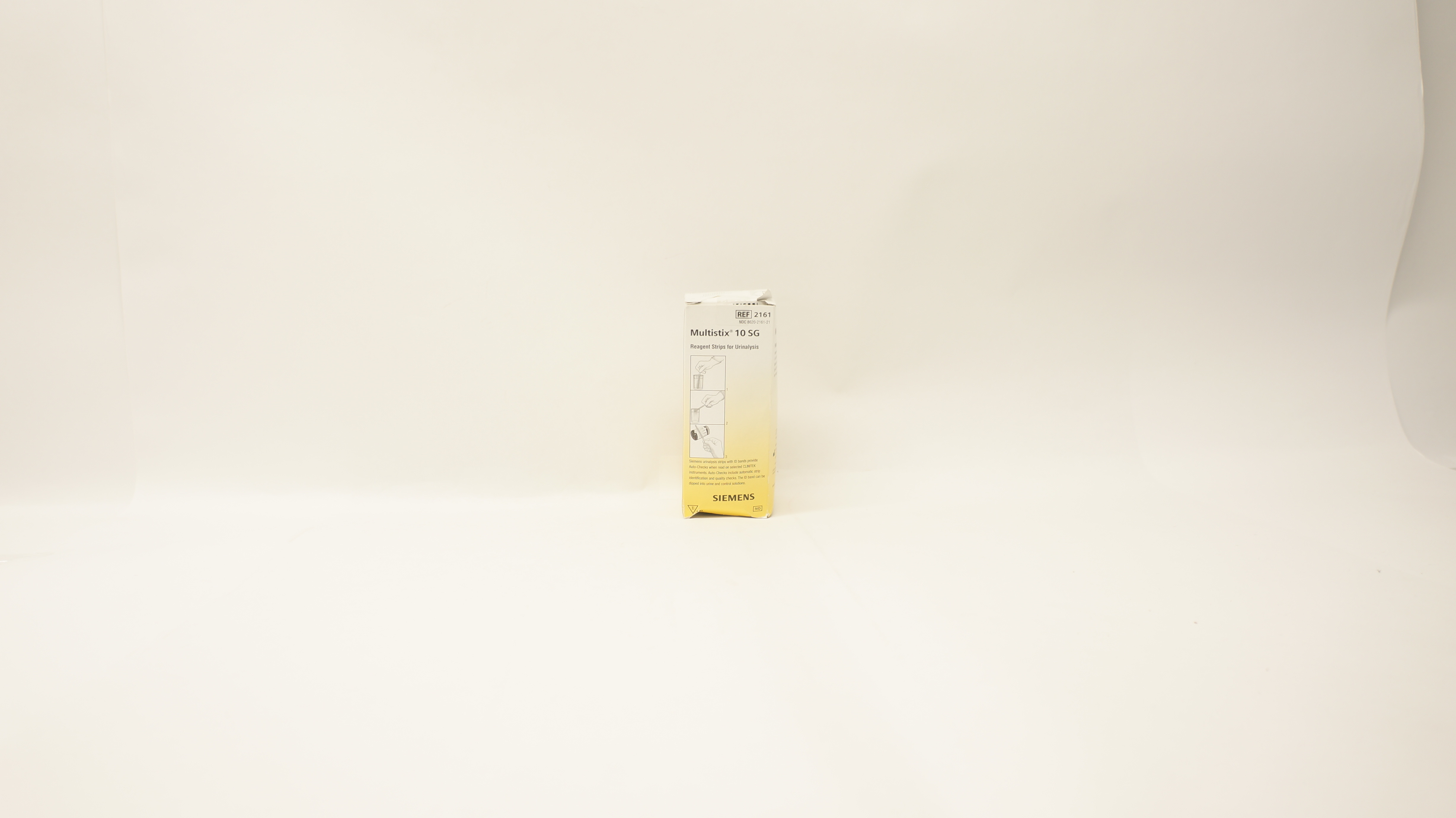 Siemens 2161 Multistix 10 SG Reagent Strips for Urinalysis (x) - Box of 100