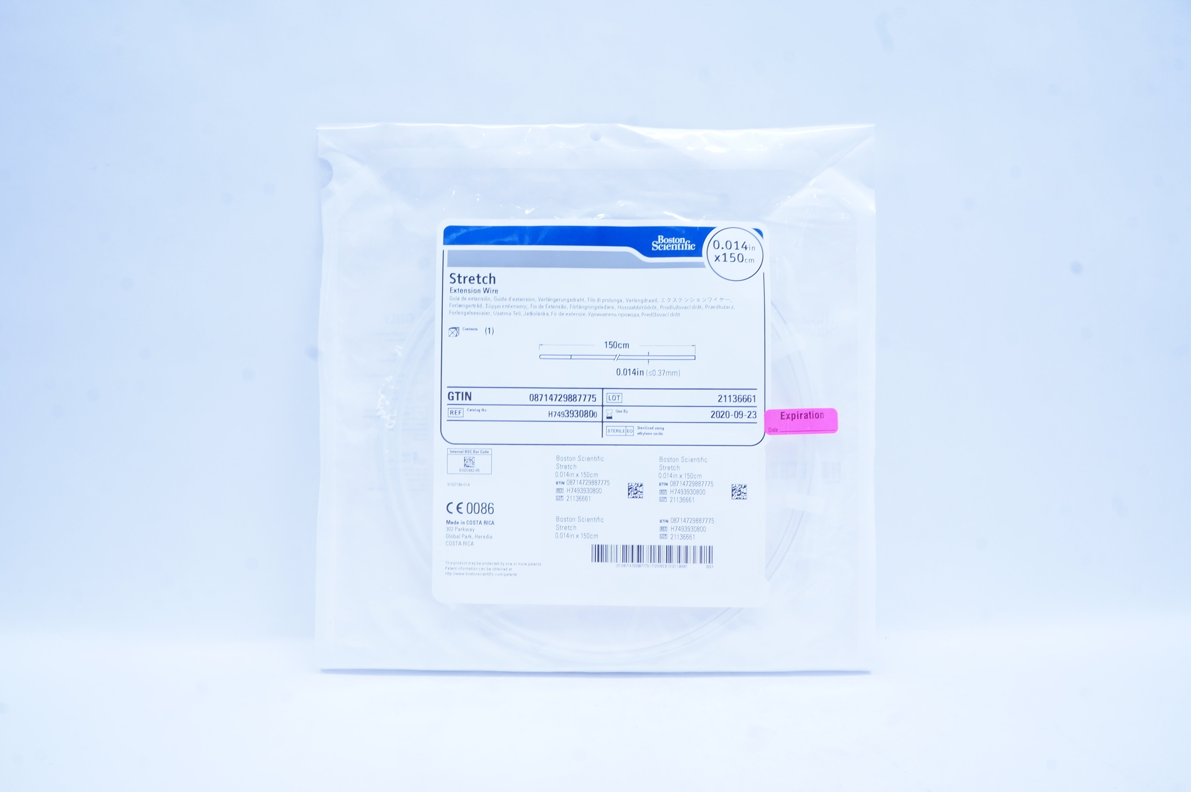 Boston Scientific H7493930800 Stretch Extension Wire 0.014in x 150cm (x)