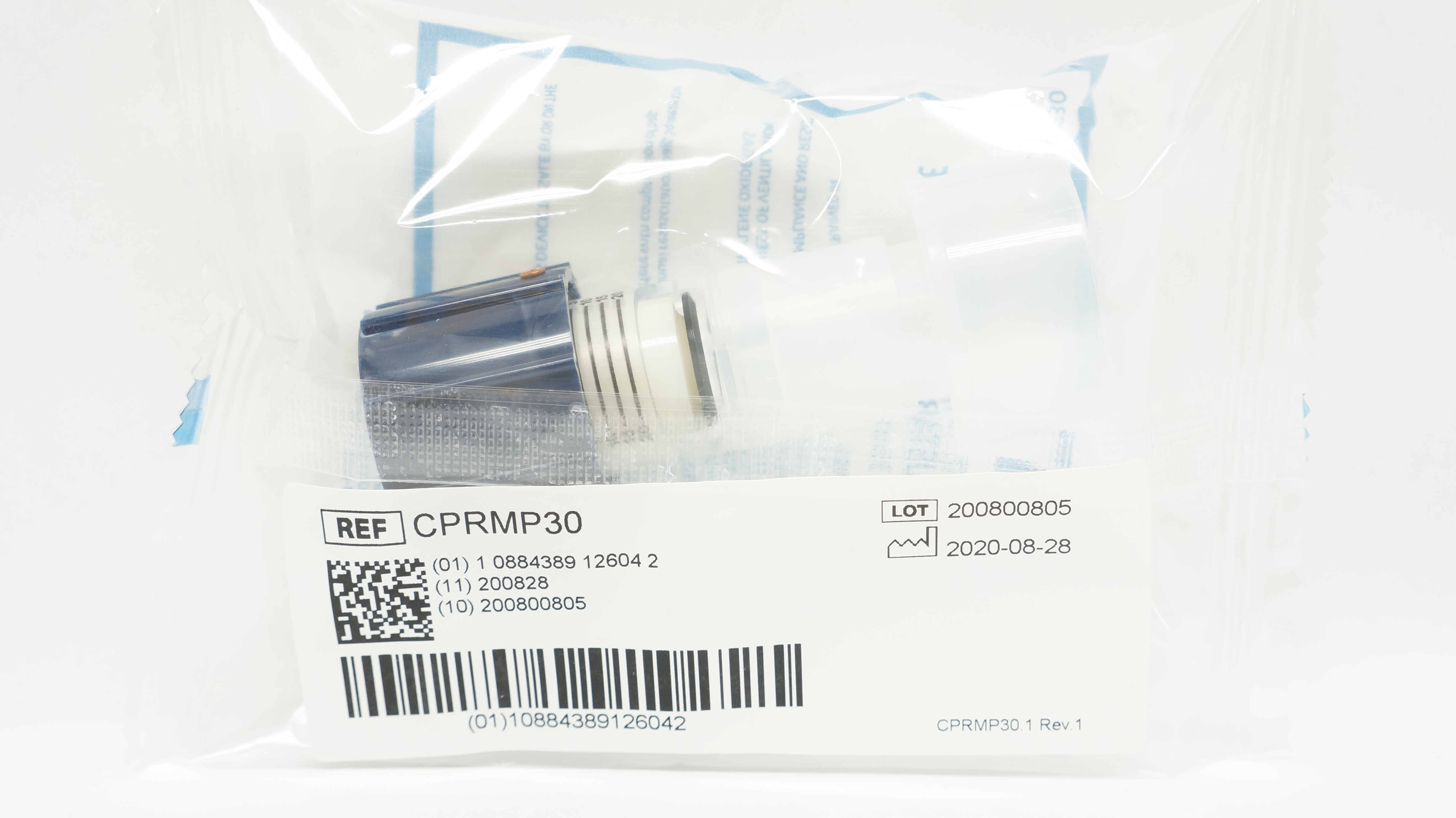 Medline CPRMP30 19mm Adjustable Peep Valve with 30mm Adapter