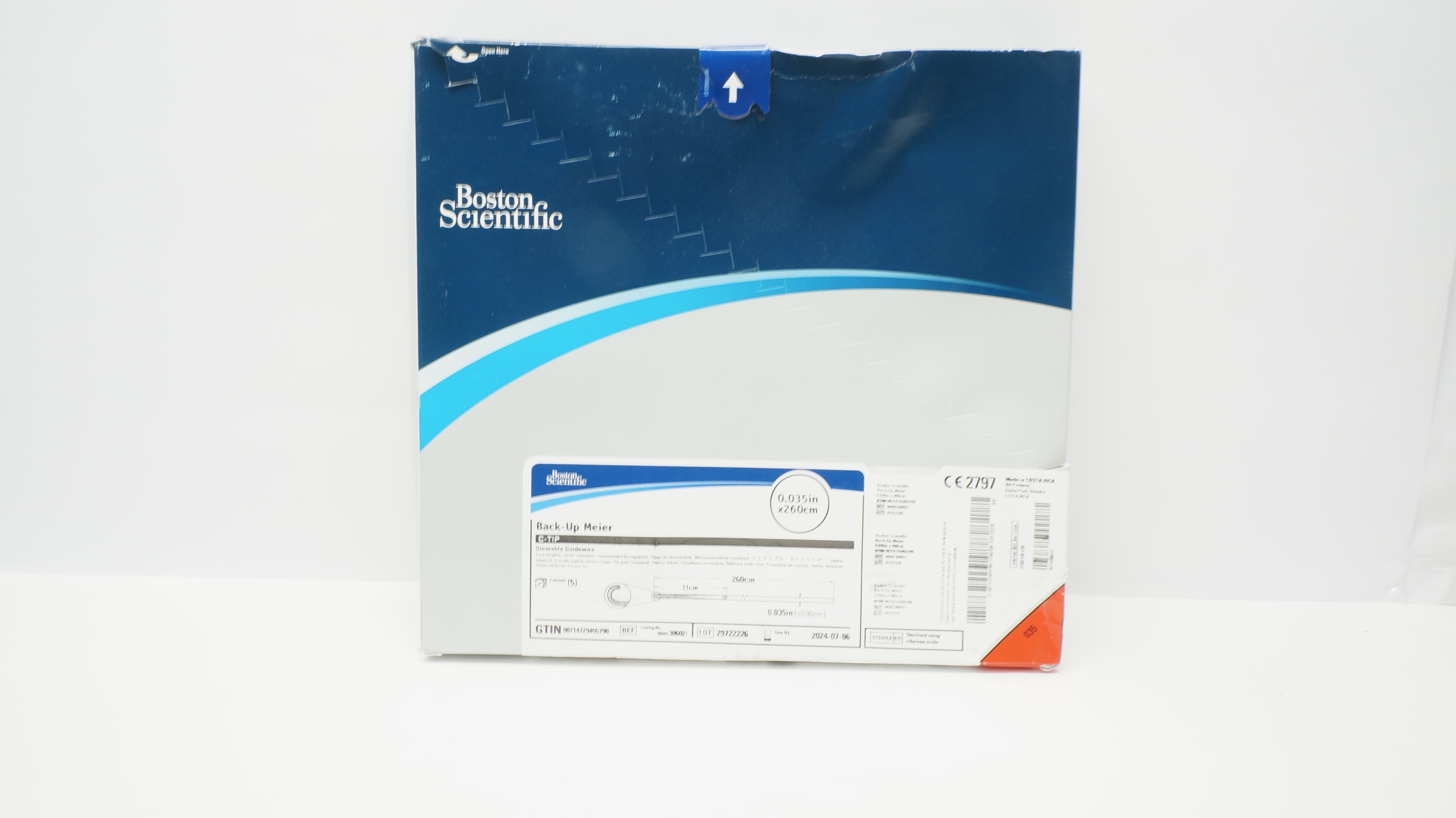 Boston Scientific 30602 Back-Up Meier C-TIP 0.035inch x 260cm (x) - Box of 5