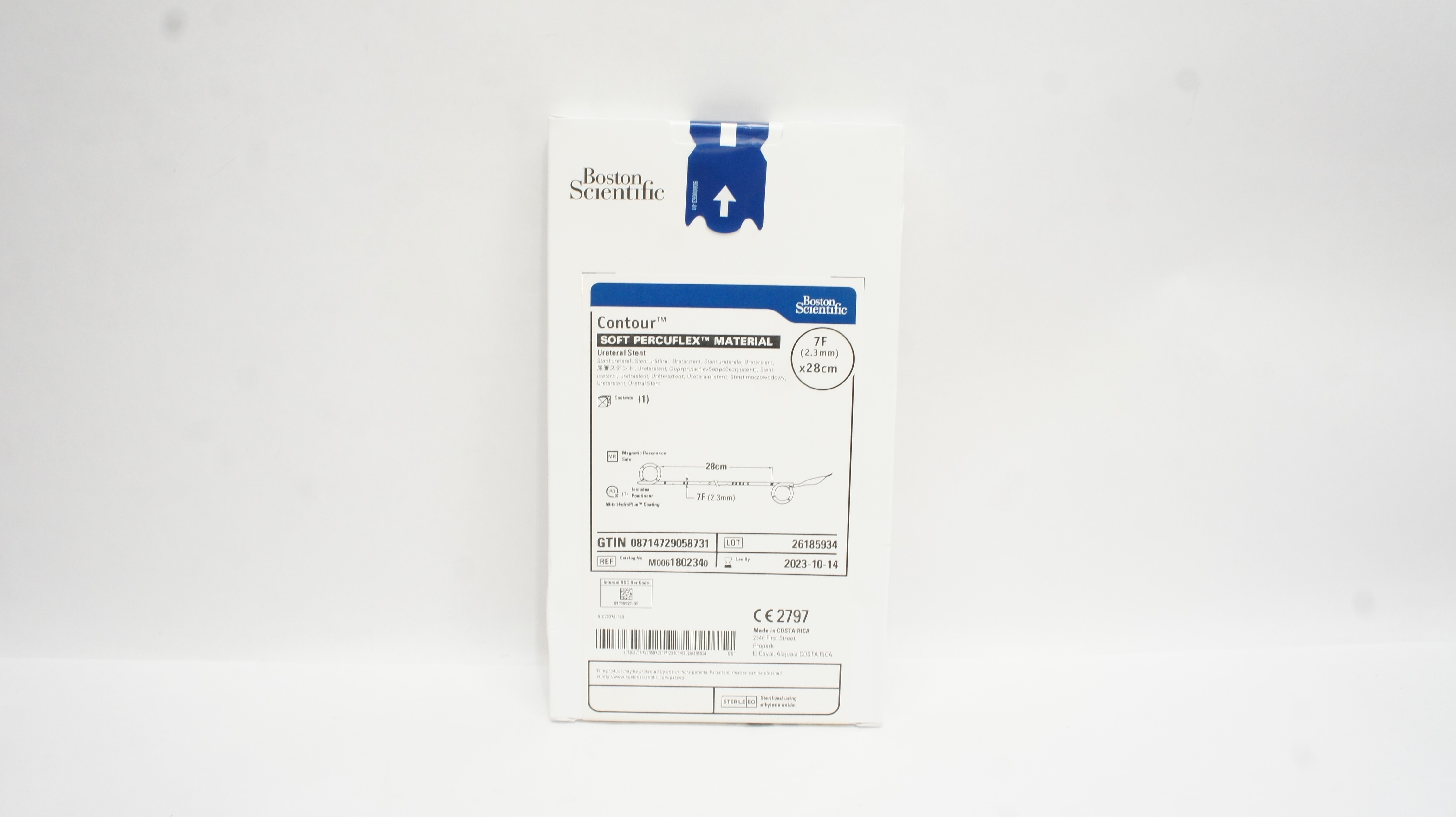 Boston Scientific M0061802340 Contour Soft Percuflex Ureteral Stnt 7F x 28cm (x)