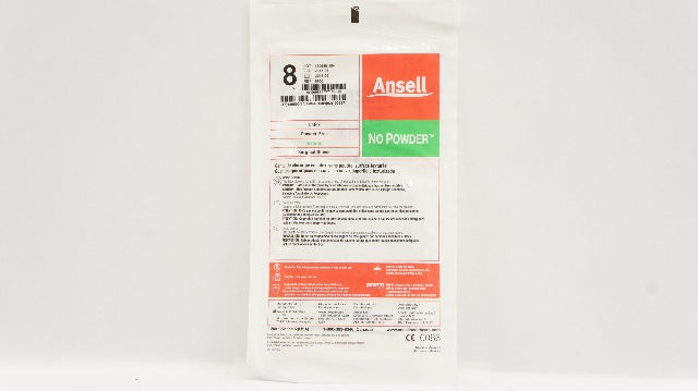 Ansell 8606 Latex Powder-Free Textured Surgical Gloves Size 8 (x)