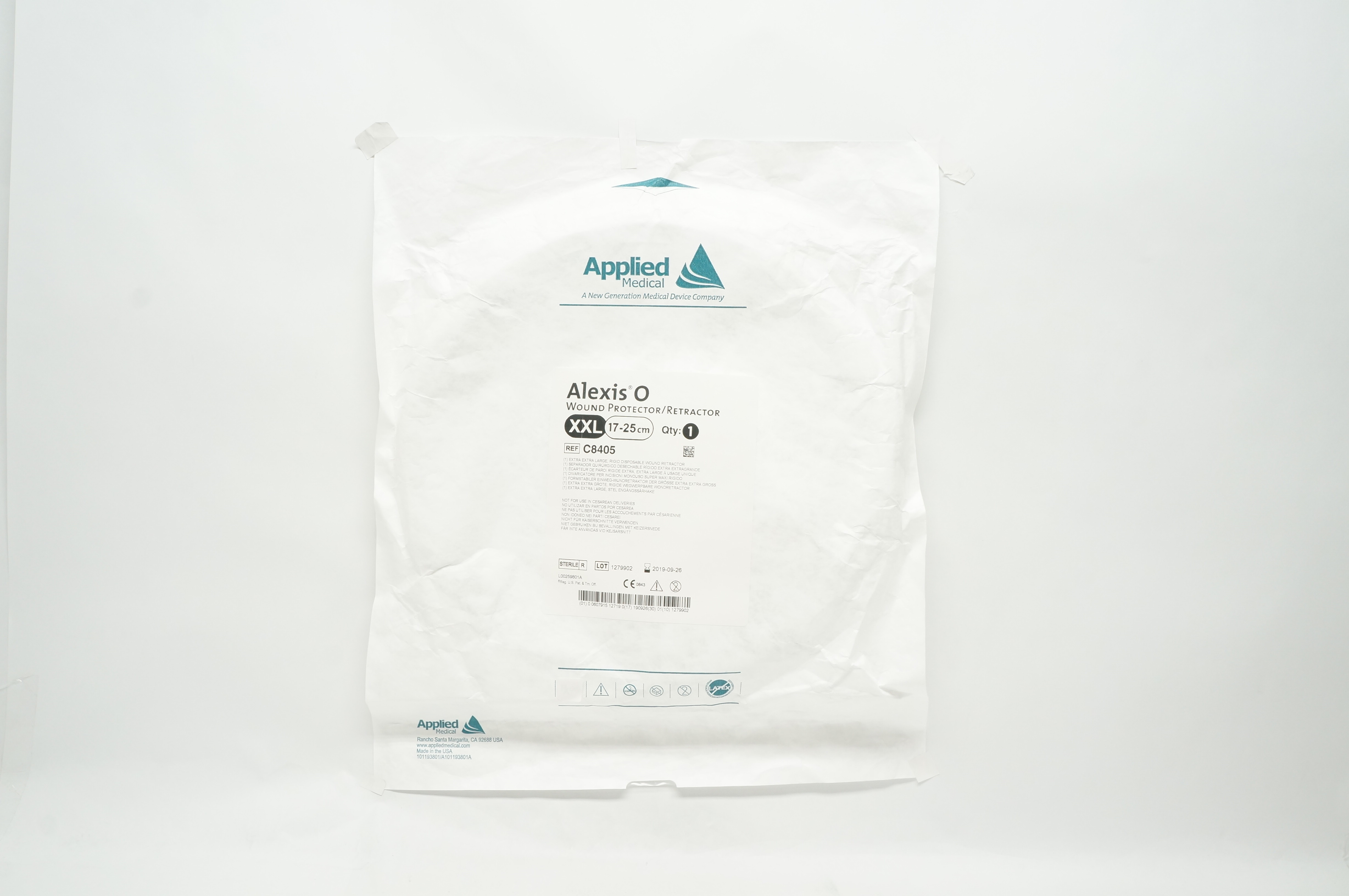 Applied Medical C8405 Alexis O Wound Protector Retractor 17-25cm, XXL (x)
