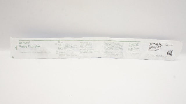 Bard 0102L14 Bardex Foley Cath. 14Fr. 5cc Ribbed Balloon Tiemann Model Coude Tip