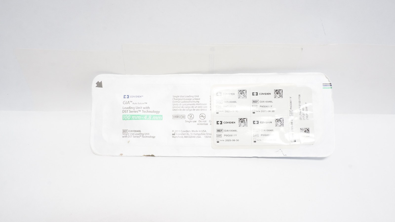 Covidien GIA10048L GIA Auto Suture Loading Unit 100 mm - 4.8 mm