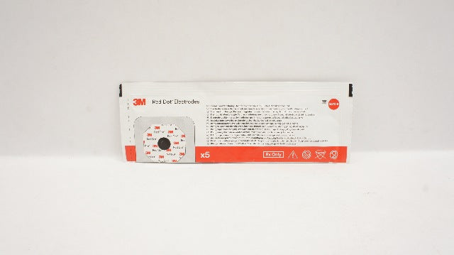 3M 2570-5 Red Dot Radiolucent Monitoring Electrode(x) - Pack of 5