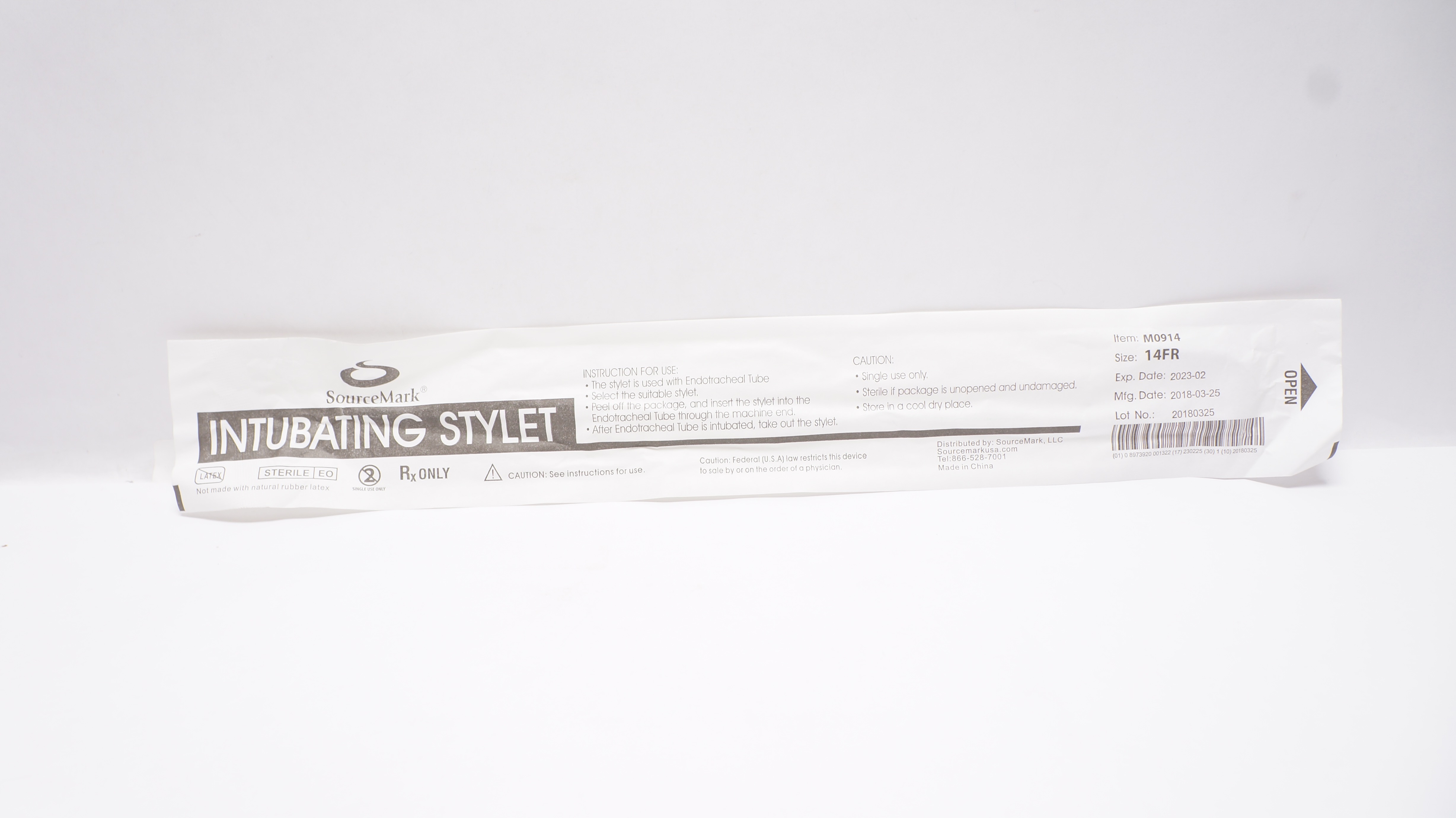 SourceMark M0914 Intubating Stylet 14Fr (x)