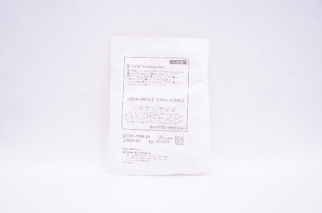 Smiths Medical 21-7106-24 CADD Extension Set 60inch x 1.8mL (x)