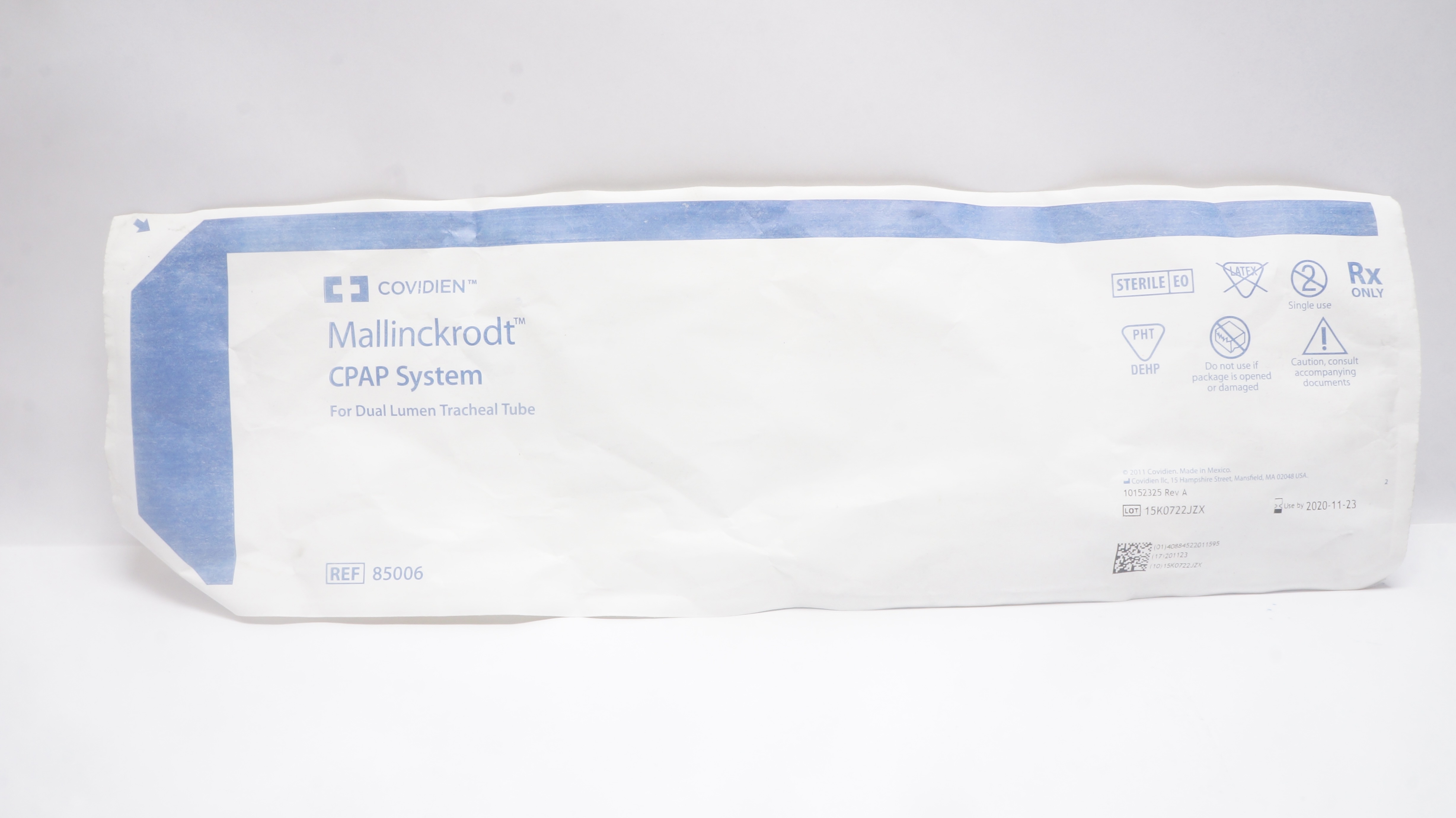 Covidien 85006 Mallinckrodt CPAP System For Dual Lumen Tracheal Tube (x)