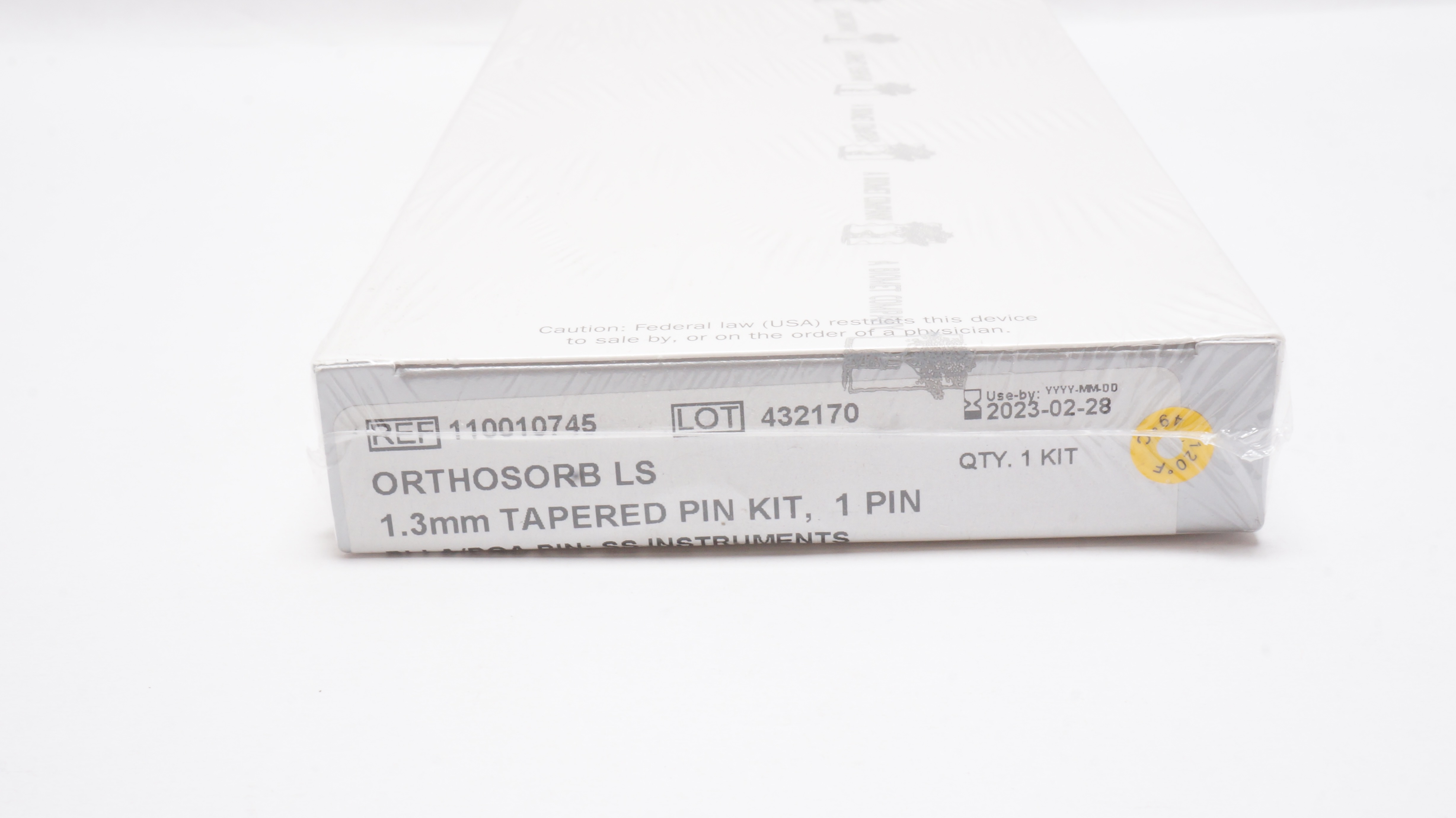 Biomet 110010745 Orthosorb LS 1.3mm Tapered Pin Kit (x)
