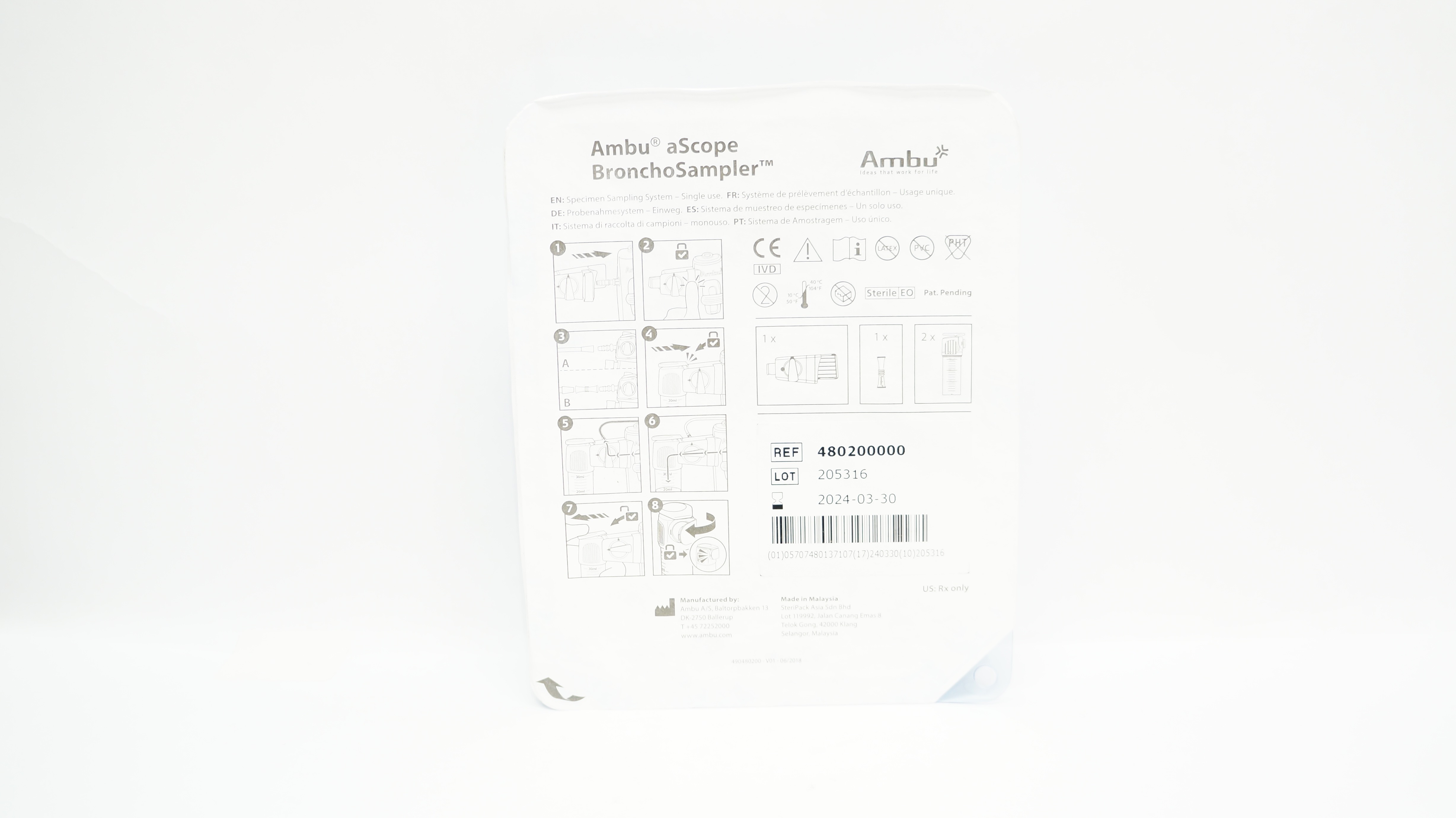 Ambu 480200000 aScope BronchoSampler