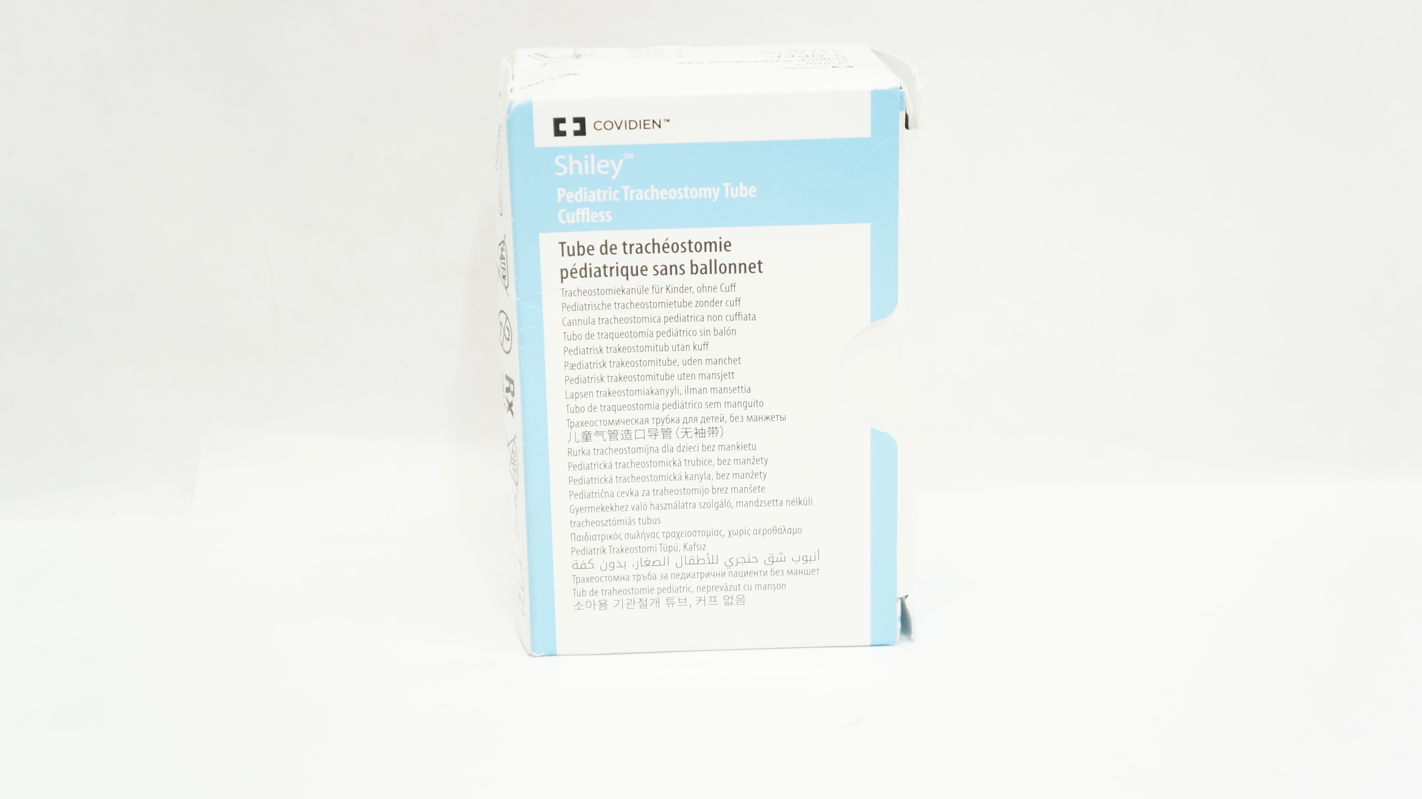 Covidien 5.0PEF Shiley Pediatric Tracheostomy Tube Cuffless 5.0mm x 7.3mm