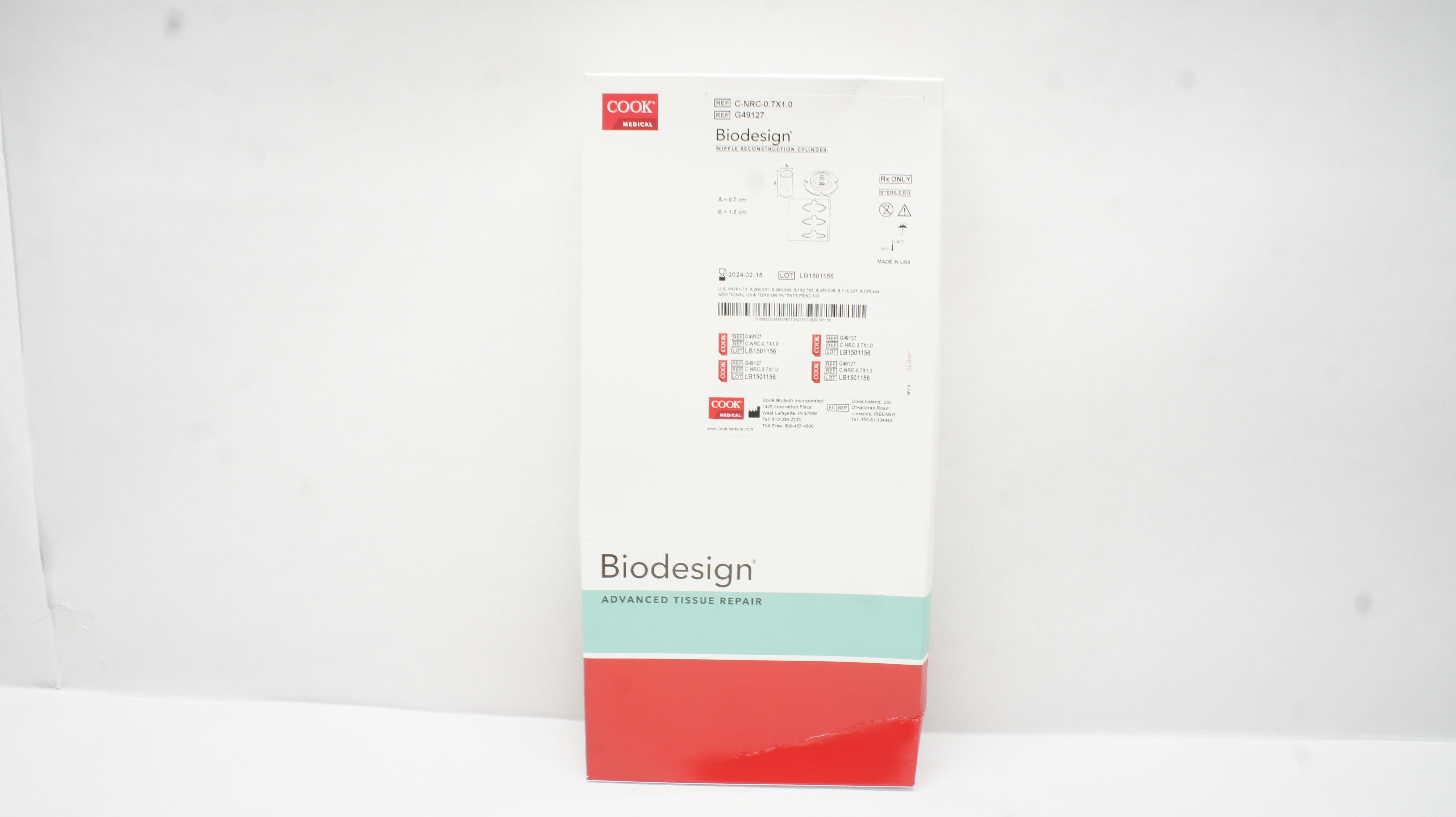 Cook Medical G49127 Biodesign Nipple Reconstruction Cylinder 0.7cm x 1.0cm (x)