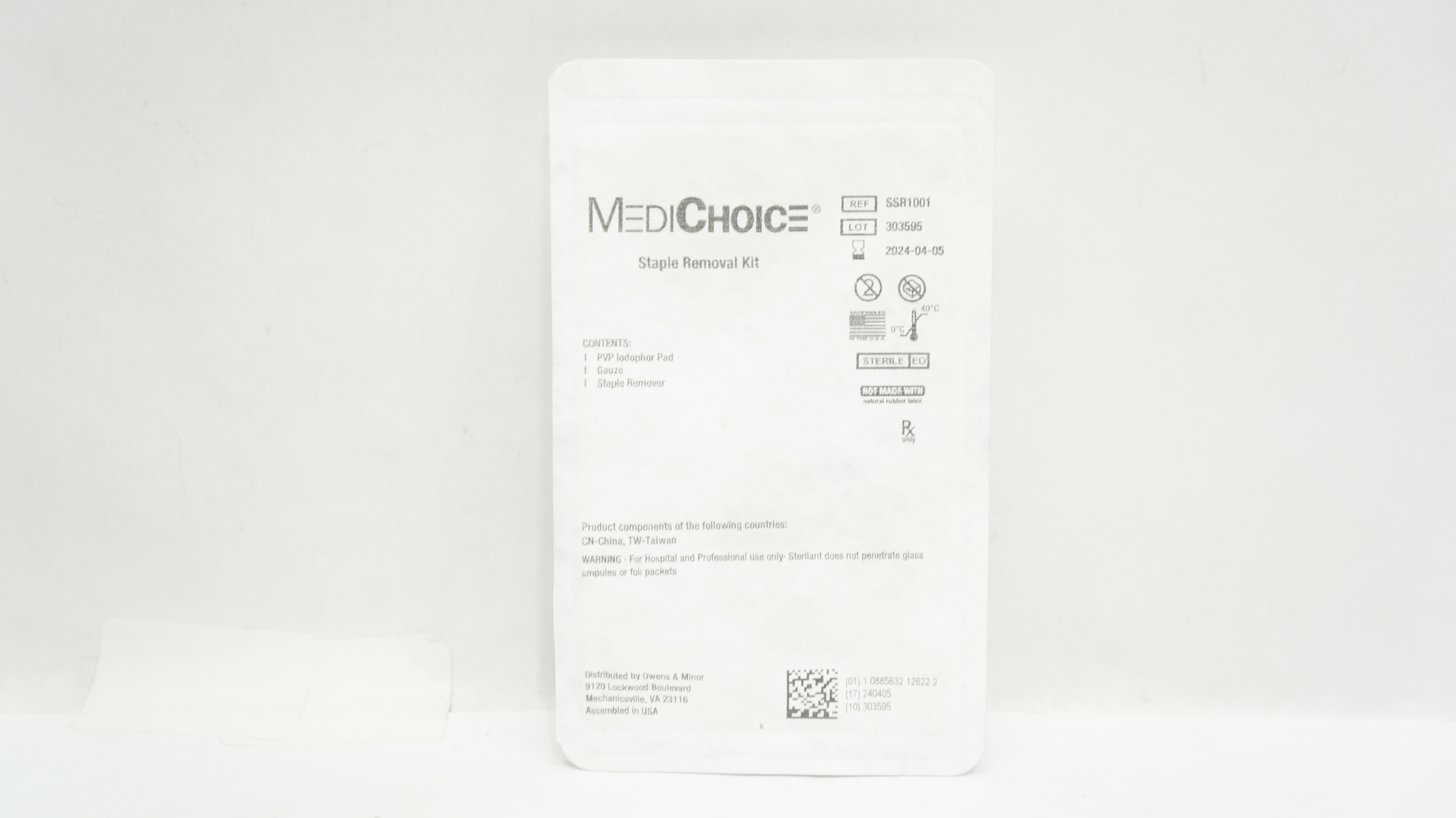 MediChoice SSR1001 Skin Staple Removal Kit