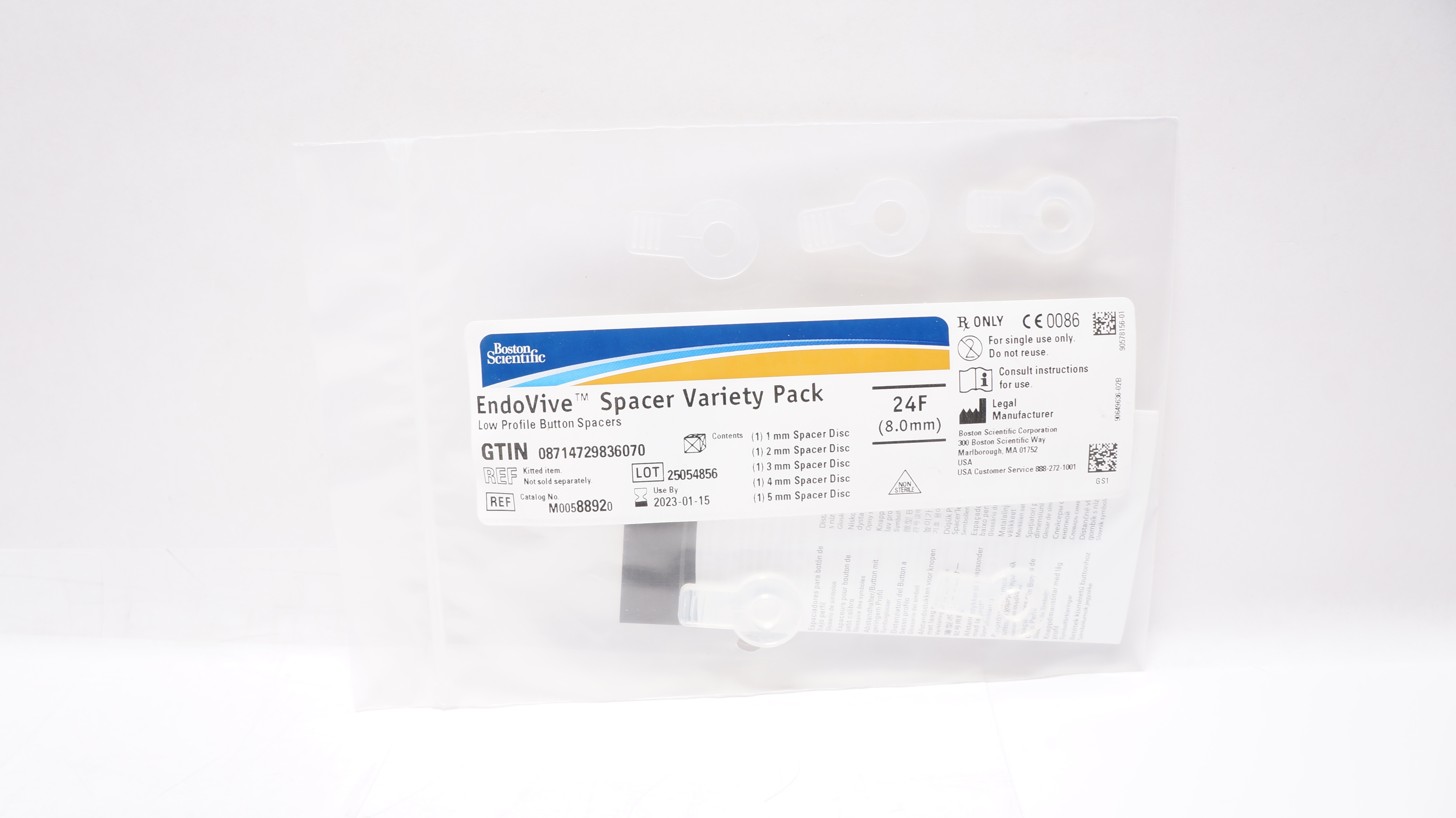 Boston Scientific 8892 EndoVive Spacer Variety Pack 24F (x)