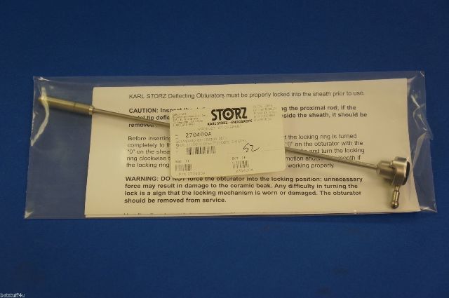 Karl Storz 27040OA Standard Obturator Only For 27/28Fr Resectosope Sheaths