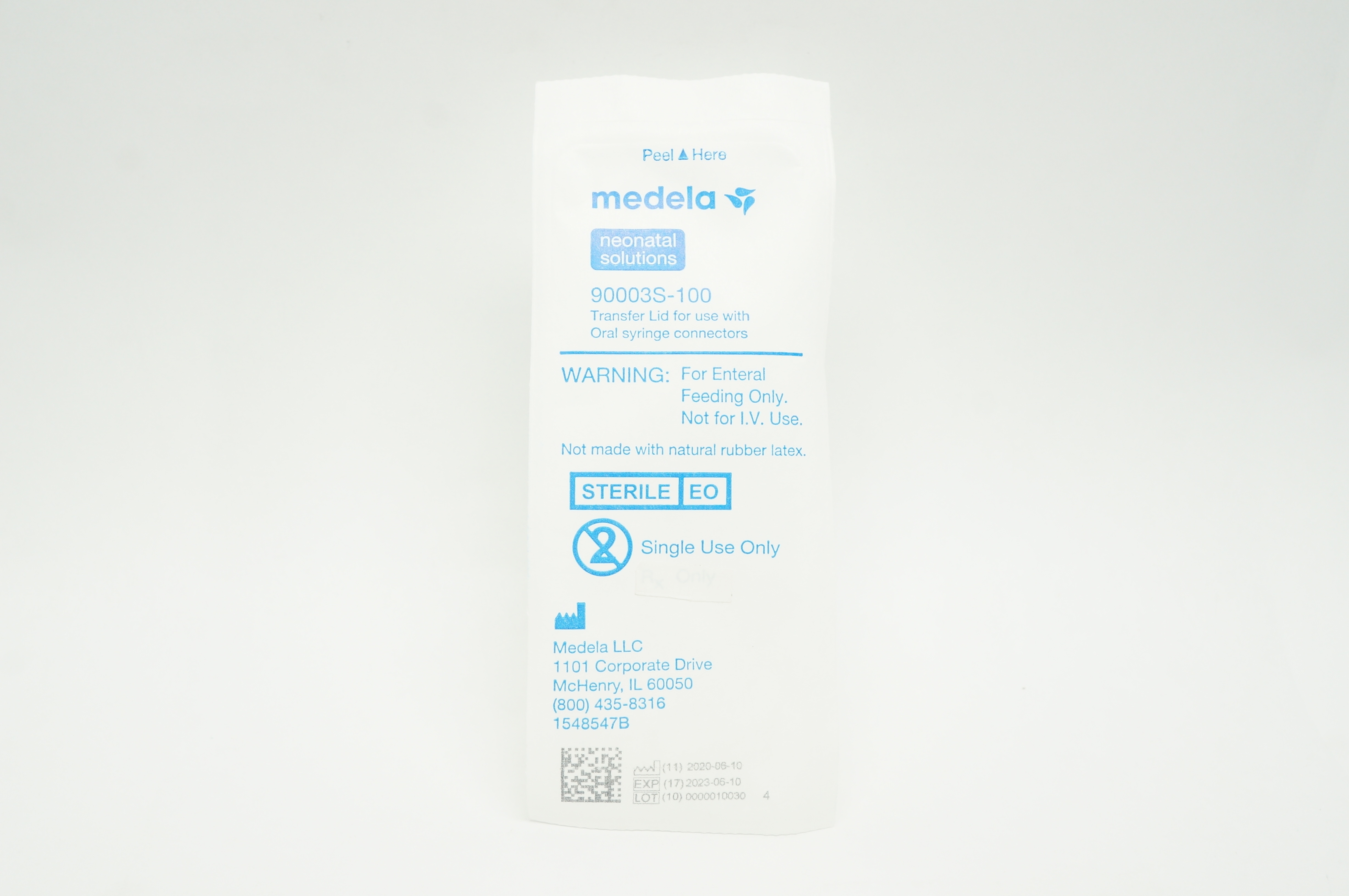 Neonatal Solutions 90003S-100 Medela Transfer Lid