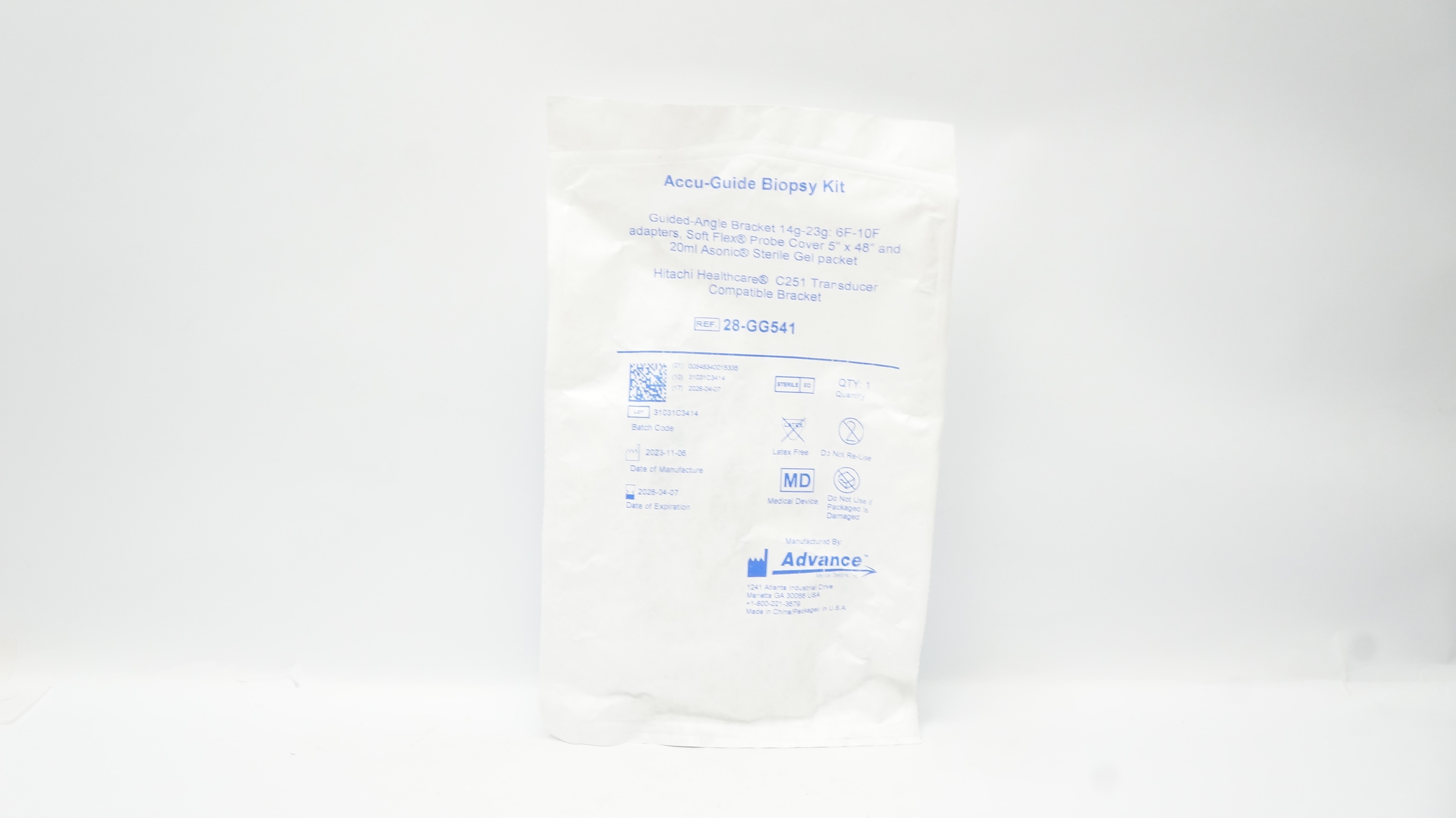 Advance 28-GG541 Accu-Guide Biopsy Kit