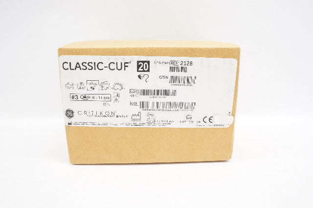 GE 2128 Critikon Classic Cuffs #3  6-11cm - Box of 20