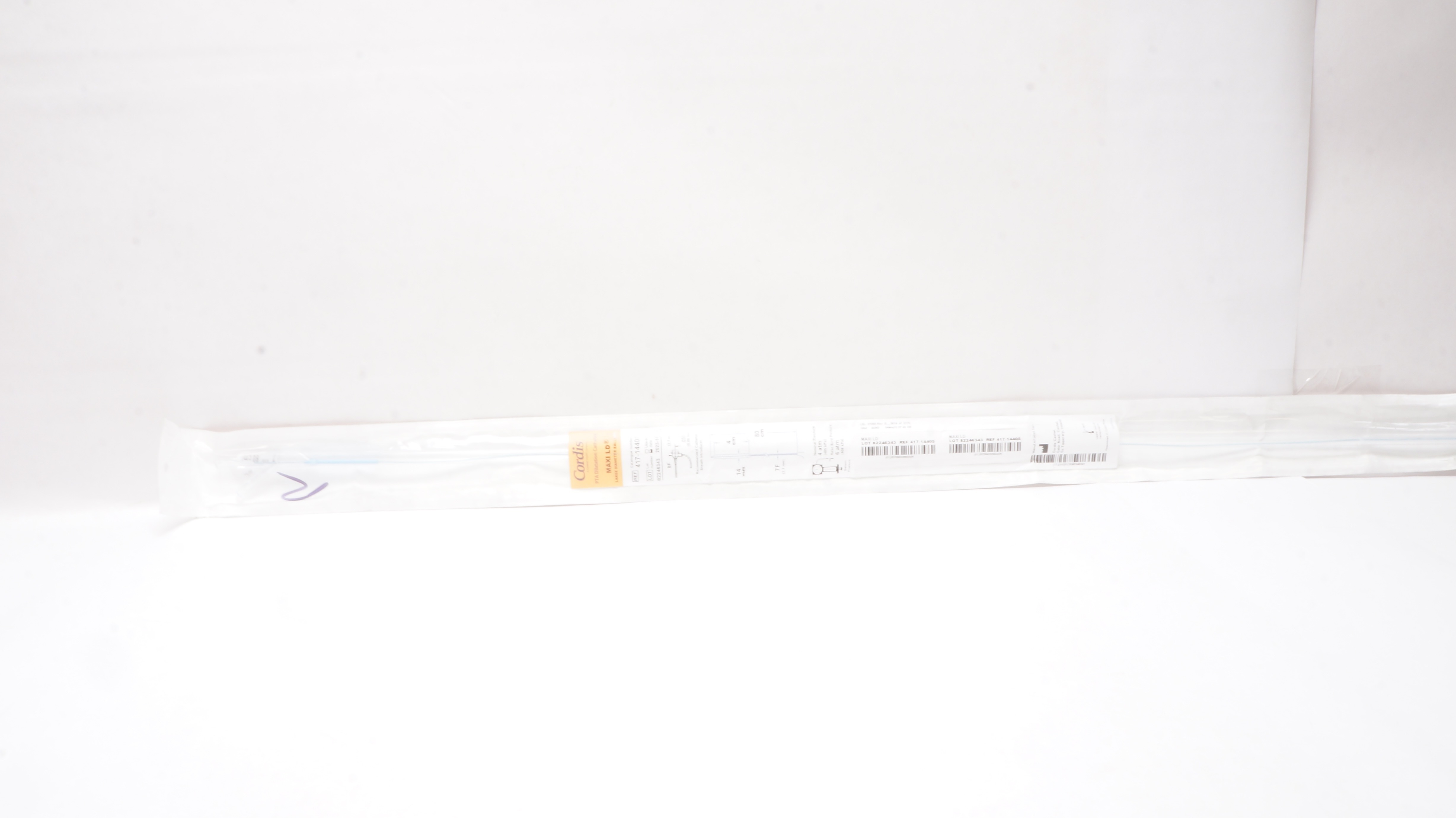 Cordis 417-1440S Maxi LD Large Diameter Balloon PTA Dilatation Cath. 8F (x)