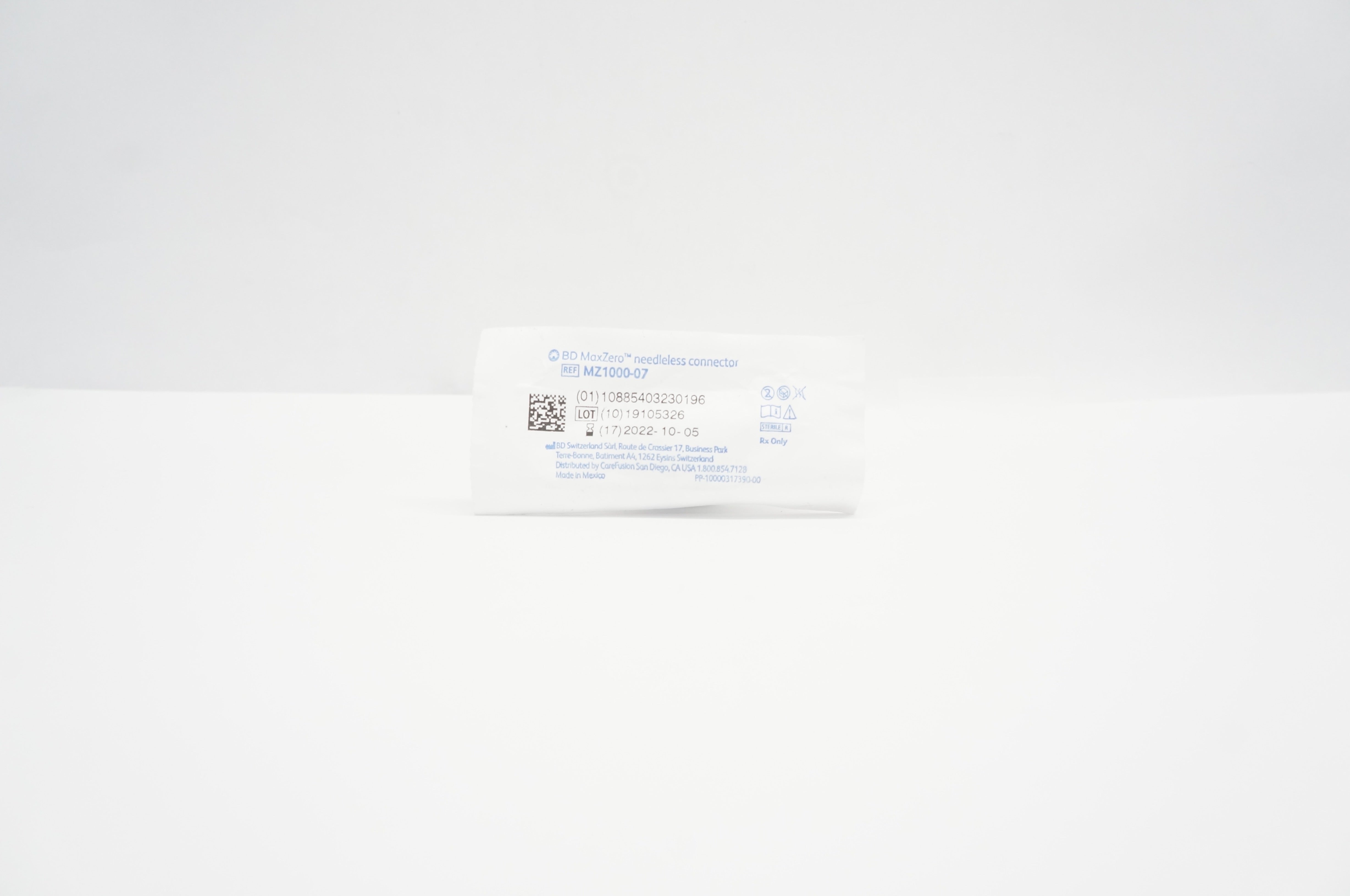 BD MZ1000-07 MaxZero Ndleless Connector (x)