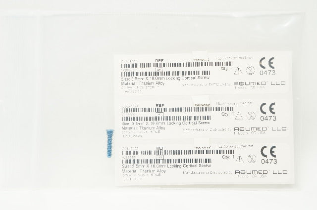 Acumed COL-3160 Congruent Plate System 3.5mm x 16.0mm Locking Cortical Screw