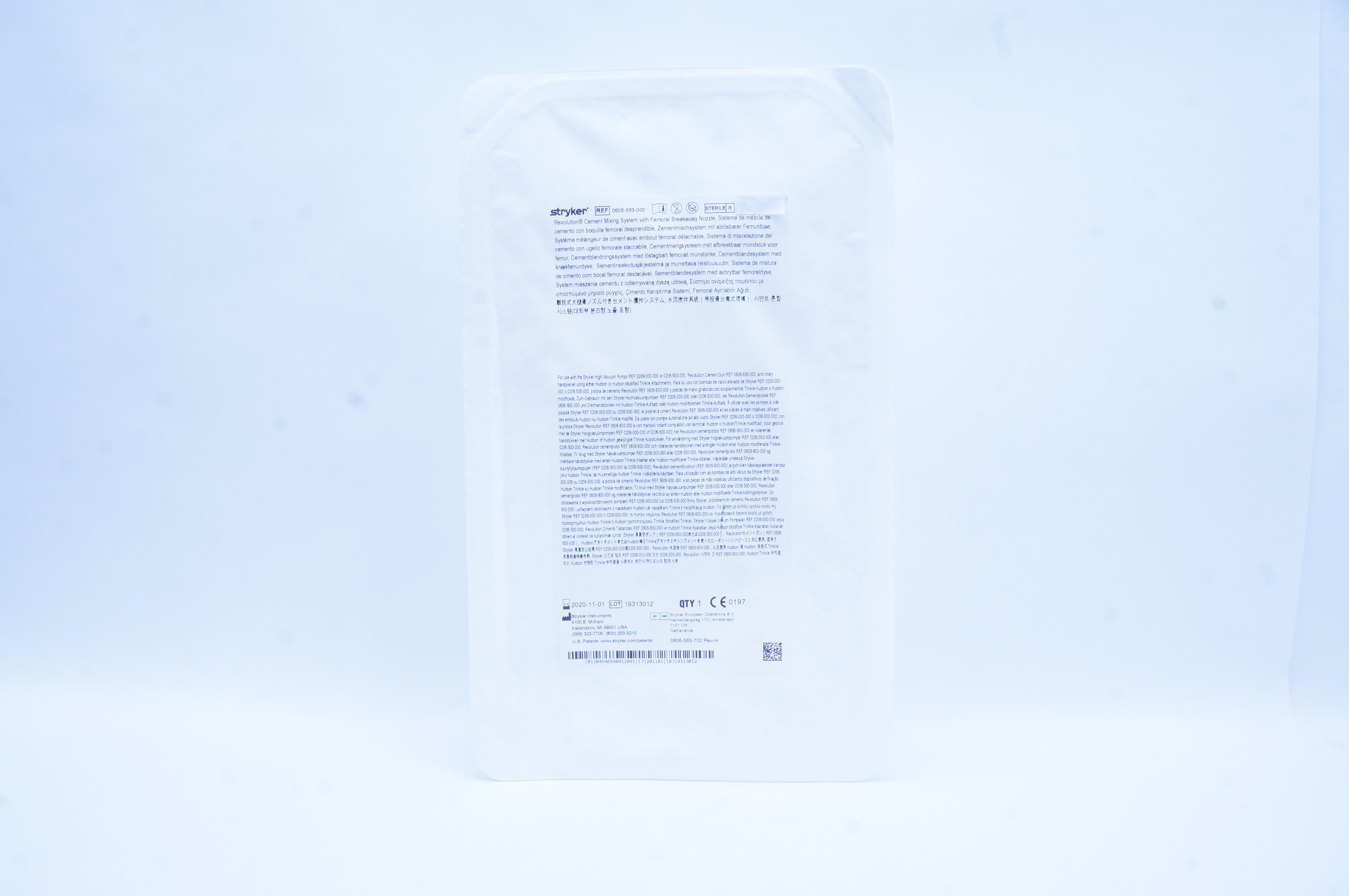 Stryker 0606-563-000 Revolution Cement Mixing System W/Femoral Breakaway (x)
