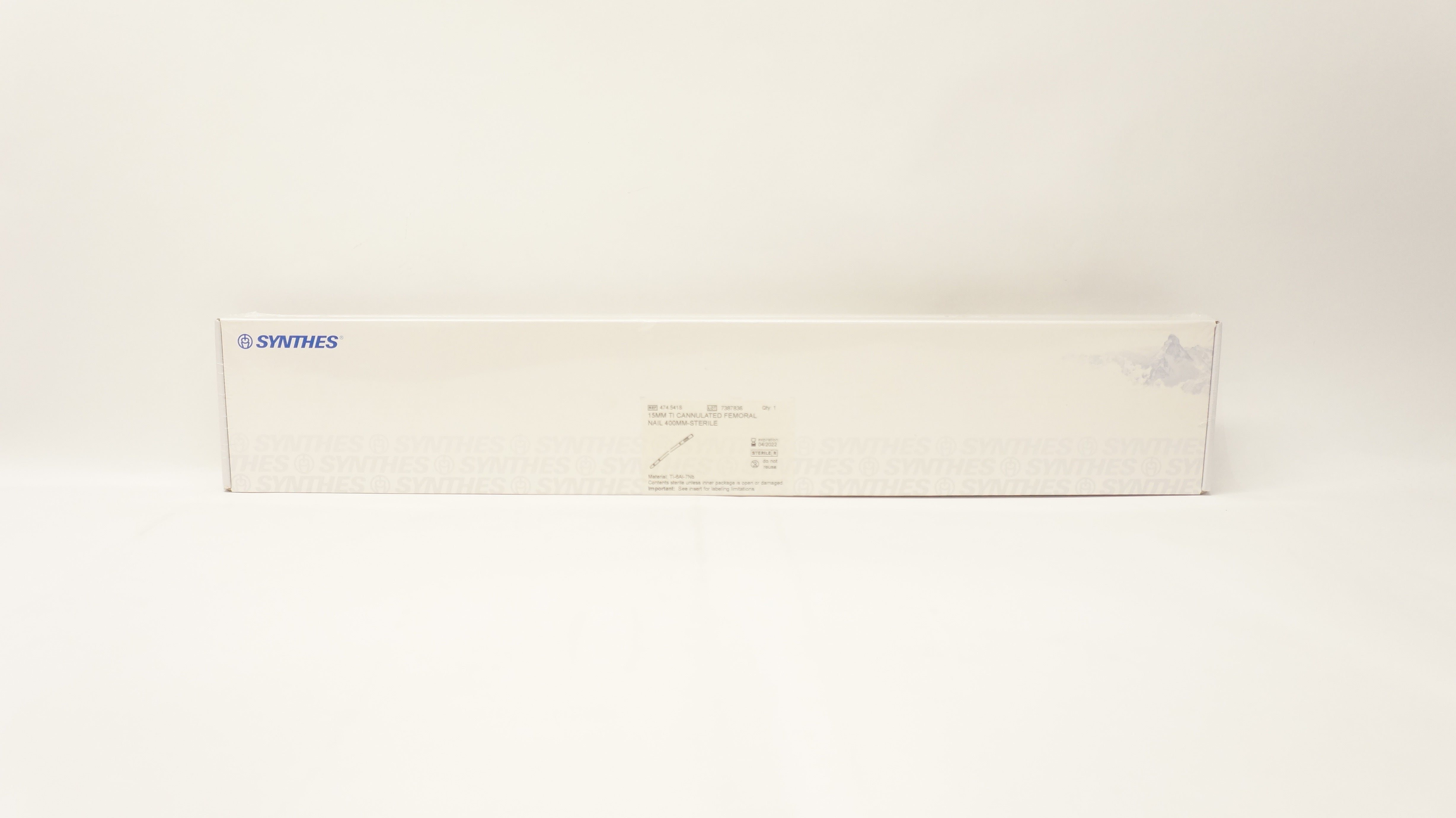 Synthes 474.541S 15mm Ti Cannulated Femoral Nail 400mm