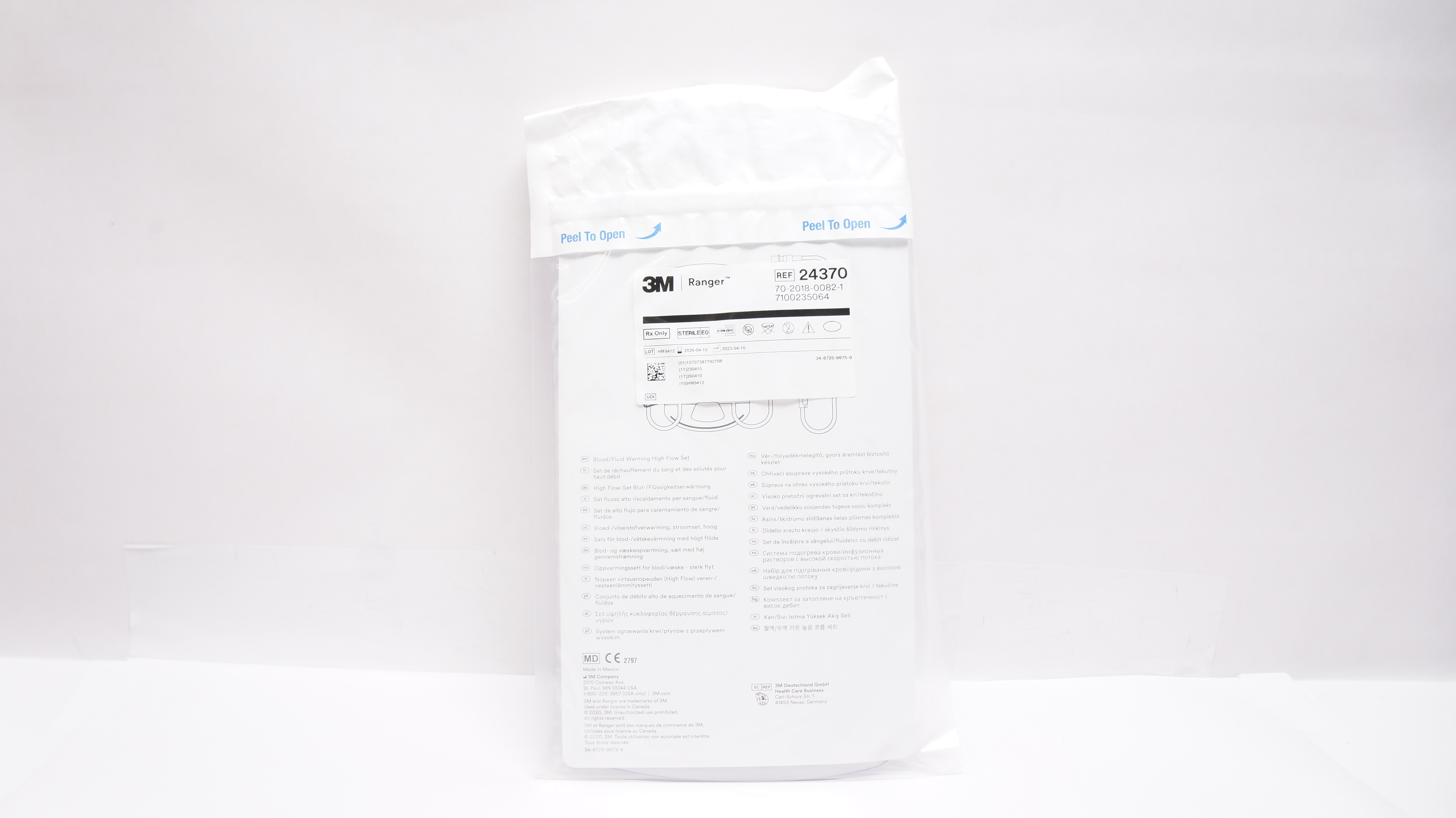 3M 24370 Ranger Blood/Fluid Warming System High Flow
