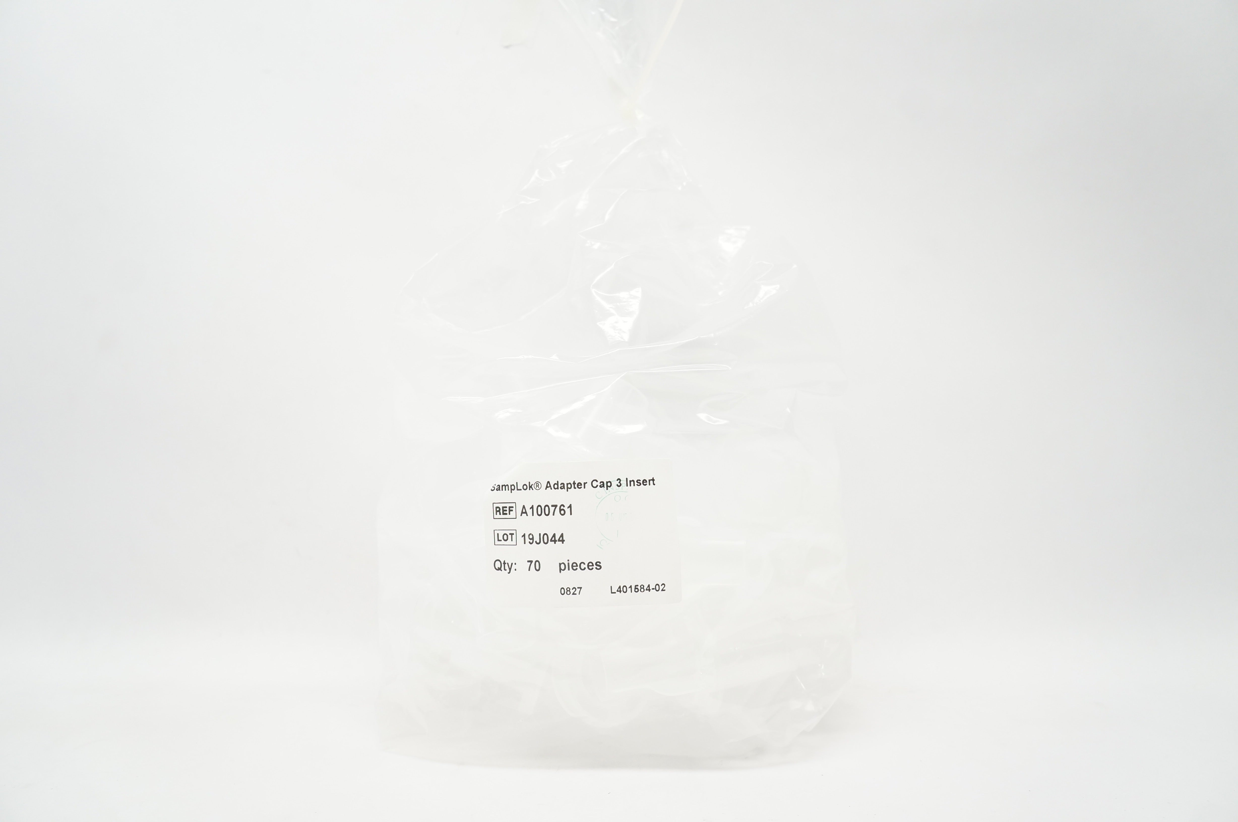 ITL BioMedical A100761 SampLok Adapter Cap 3 Insert - Box of 70