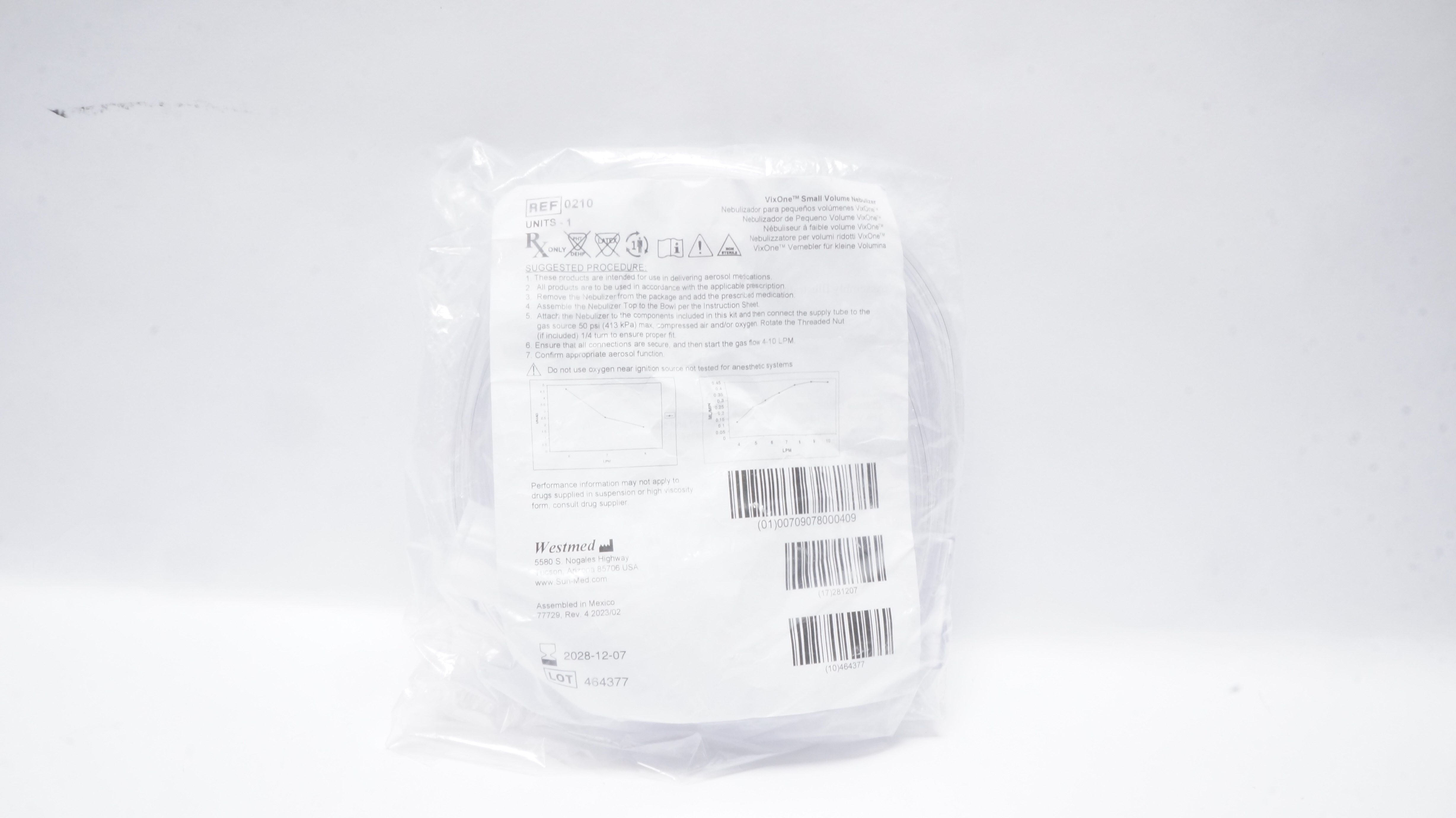 Westmed 0210 Small Volume Nebulizer VixOne