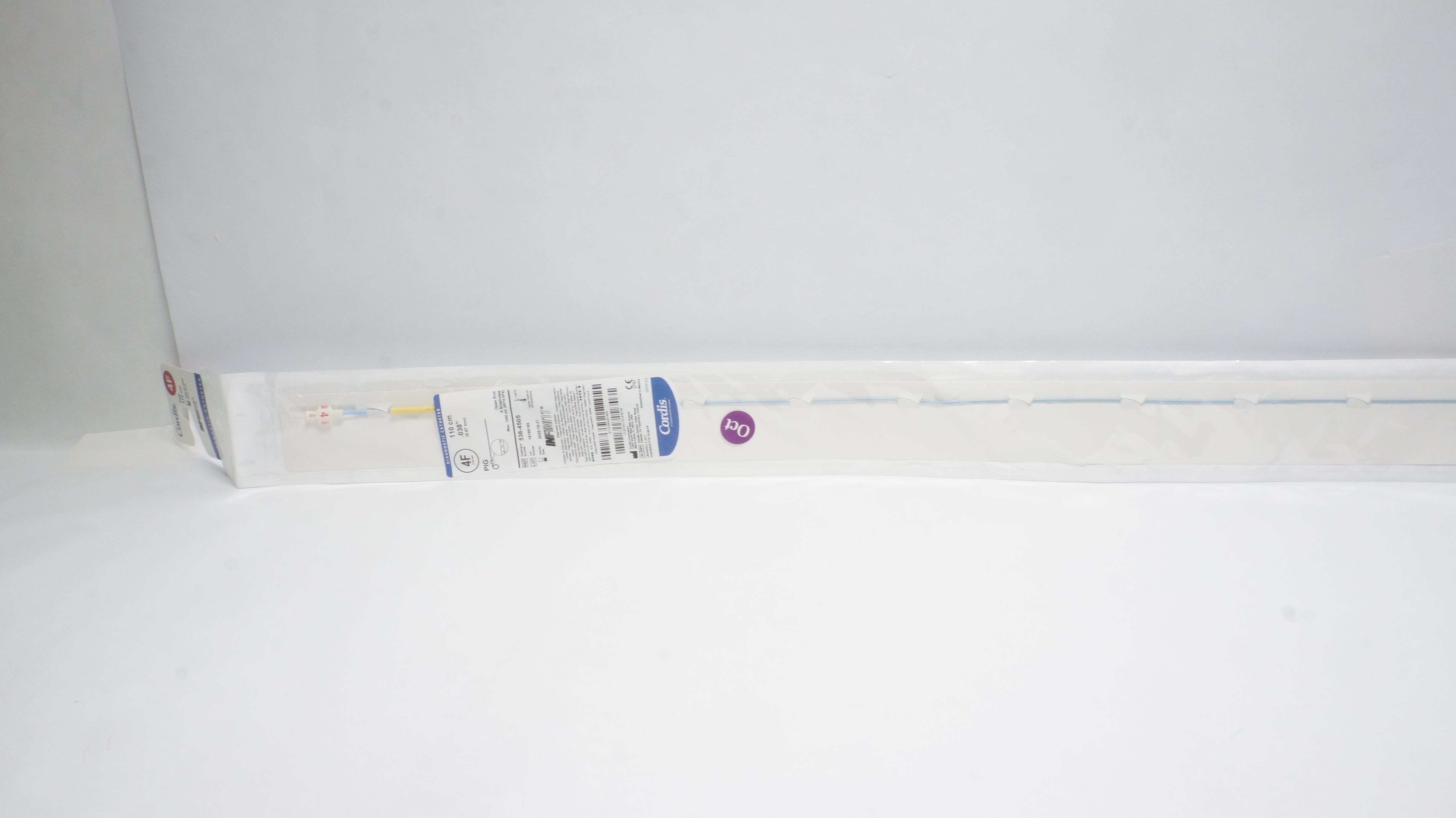 Cordis 538-450S Infiniti Diagnostic Catheter PIG 4F, .038inch (x)