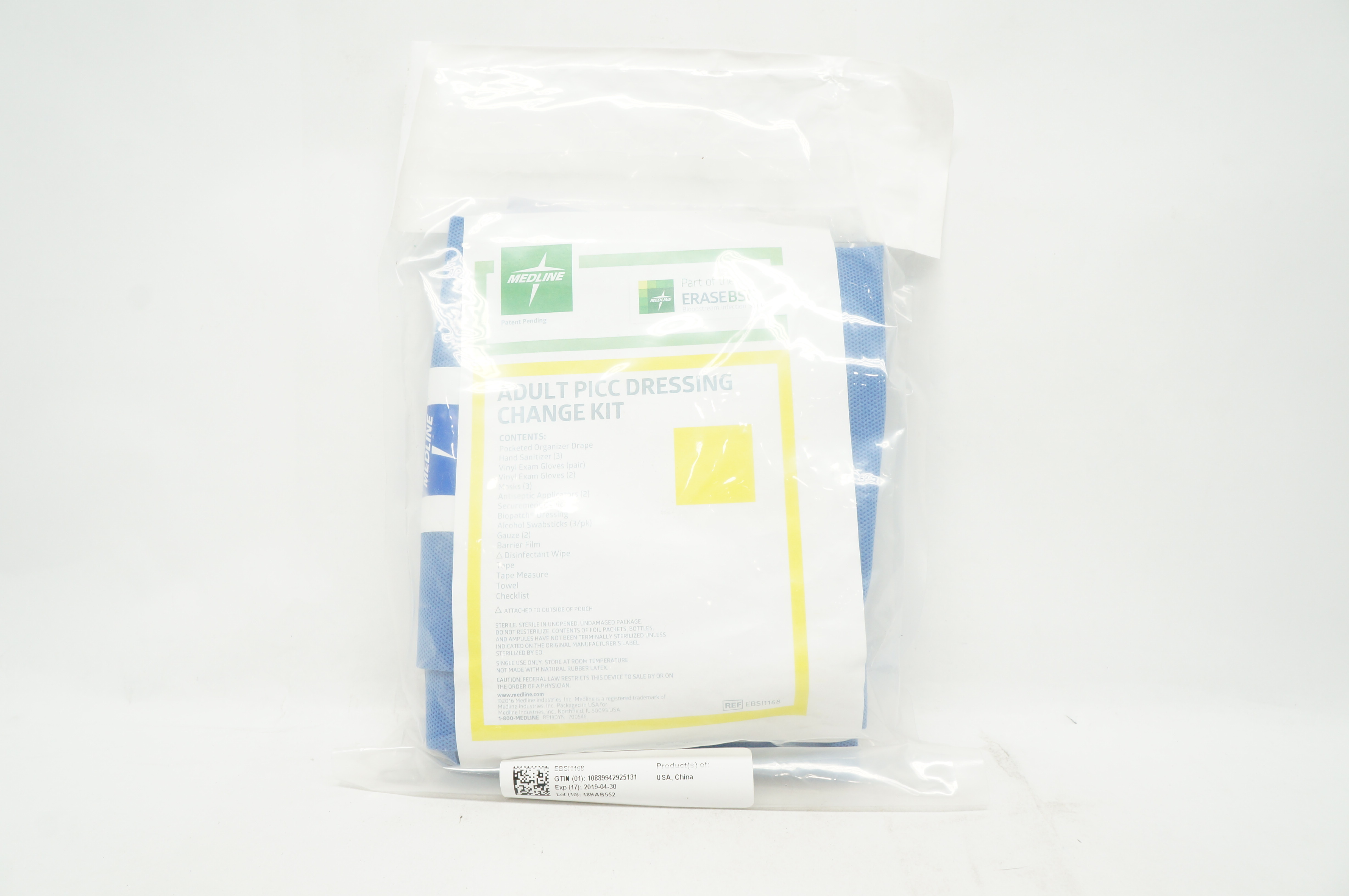 Medline EBSI1168 Adult PICC Dressing Change Kit (x)