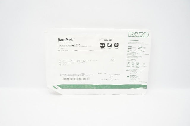 Bard 0603000 Titanium Implantable Port with Attachable 14.3F Peritoneal Cath.