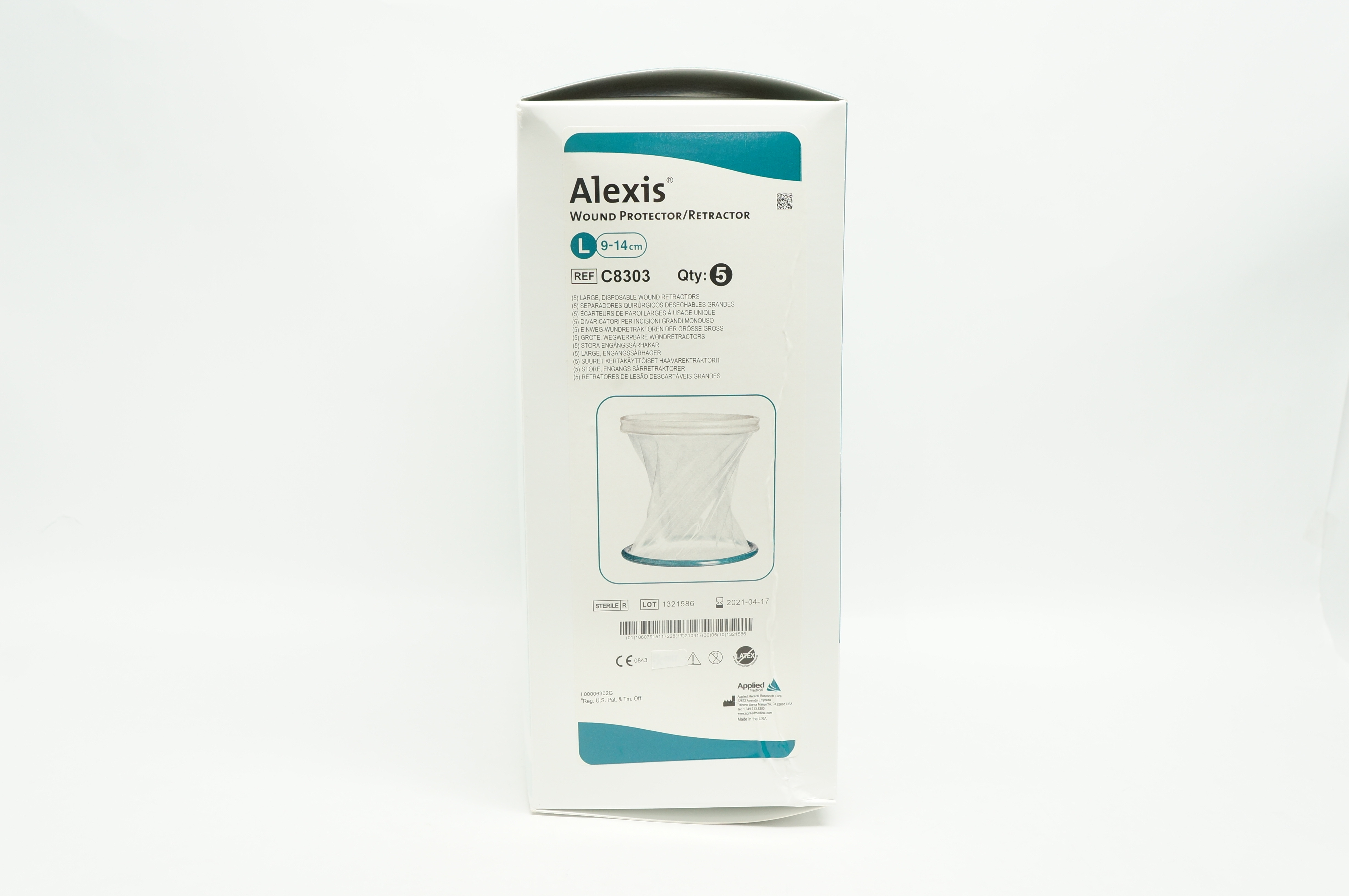 Applied Medical C8303 Alexis Wound Protector/Retractor Large, 9-14cm - Box of 5
