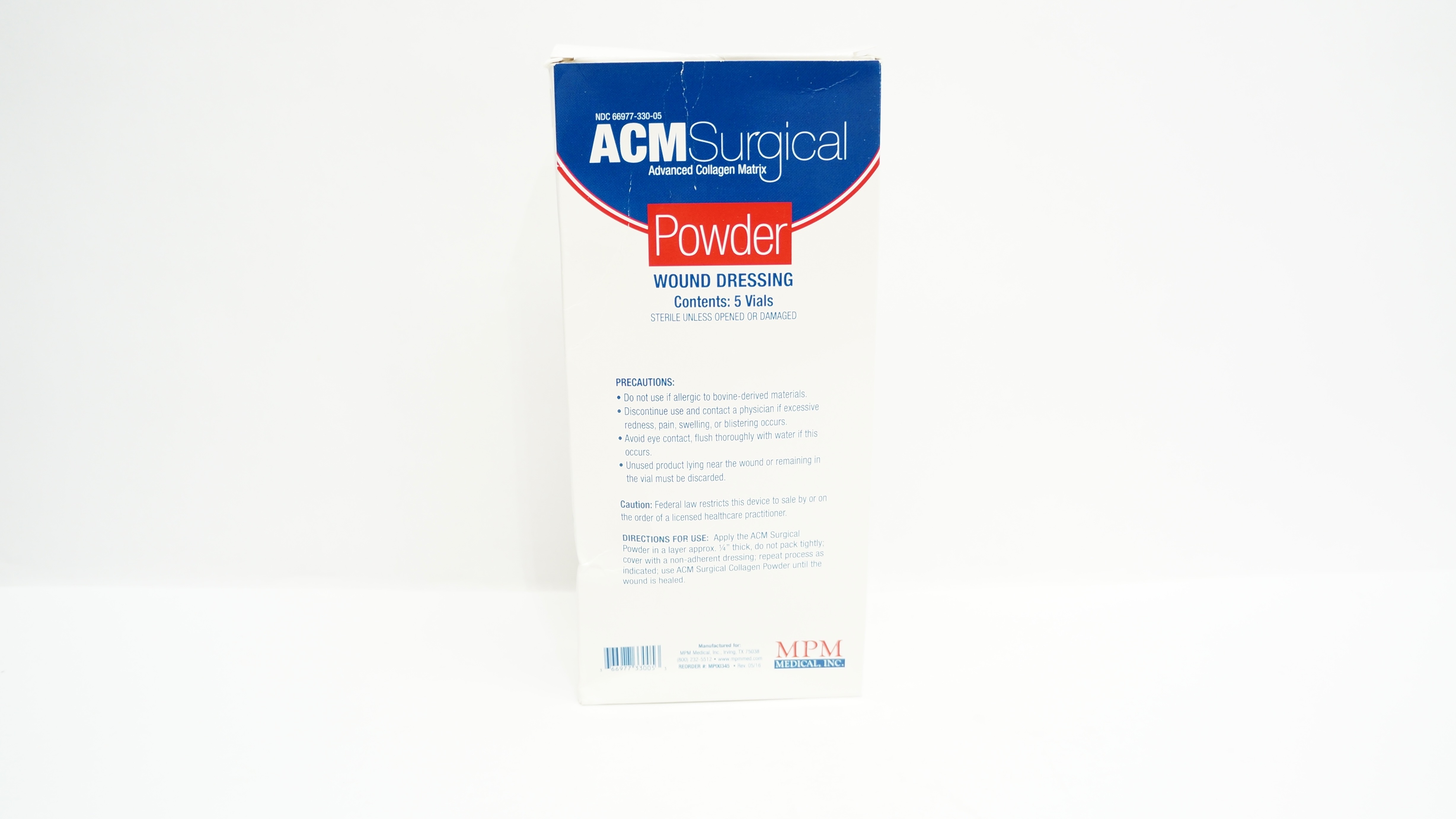MPM Medical MP00345 ACM Surgical Powder Wound Dressing (x)- Box of 5