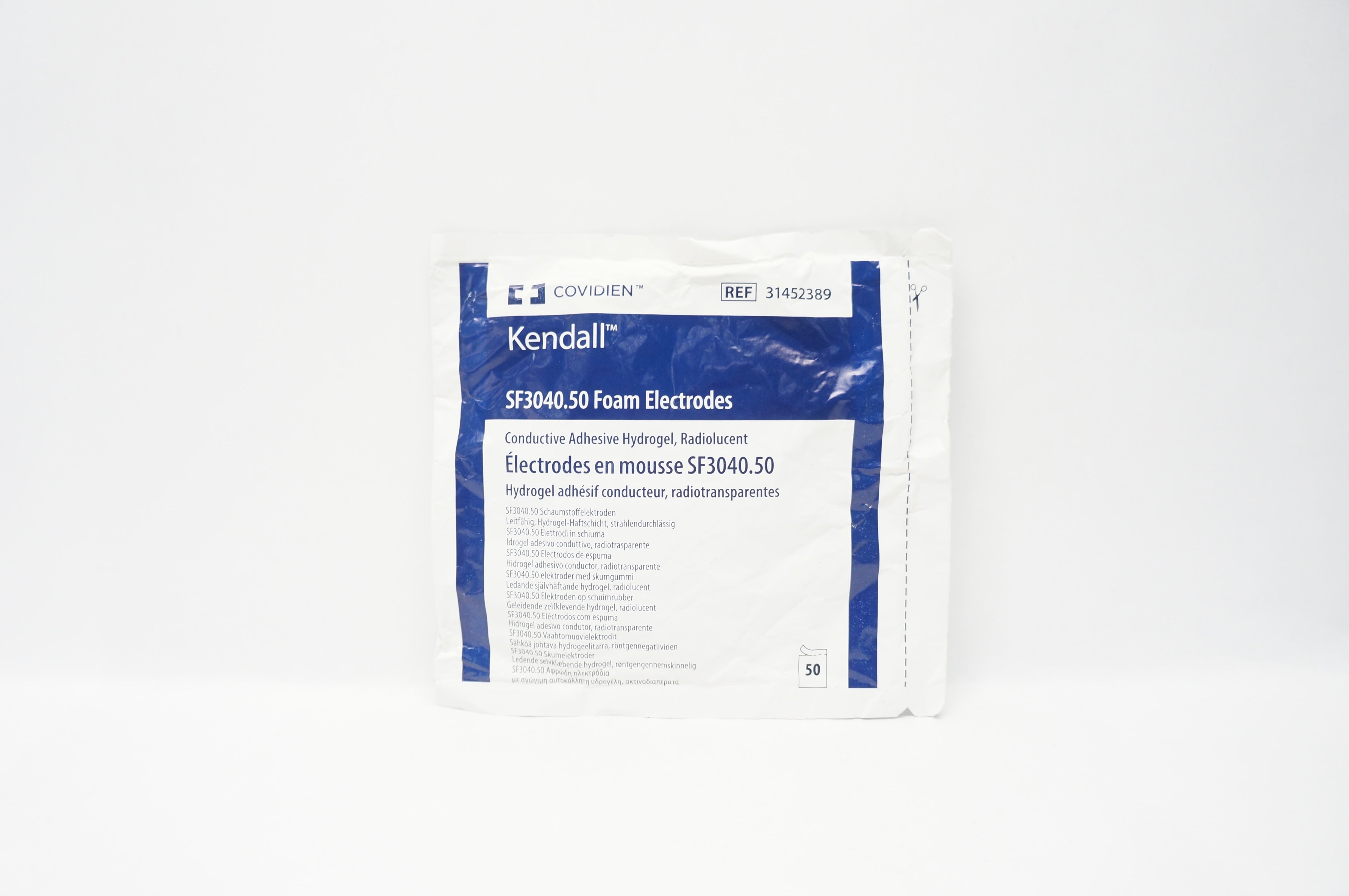 Covidien 31452389 Kendall SF3040.50 Foam Electrodes (x) - Pack of 50