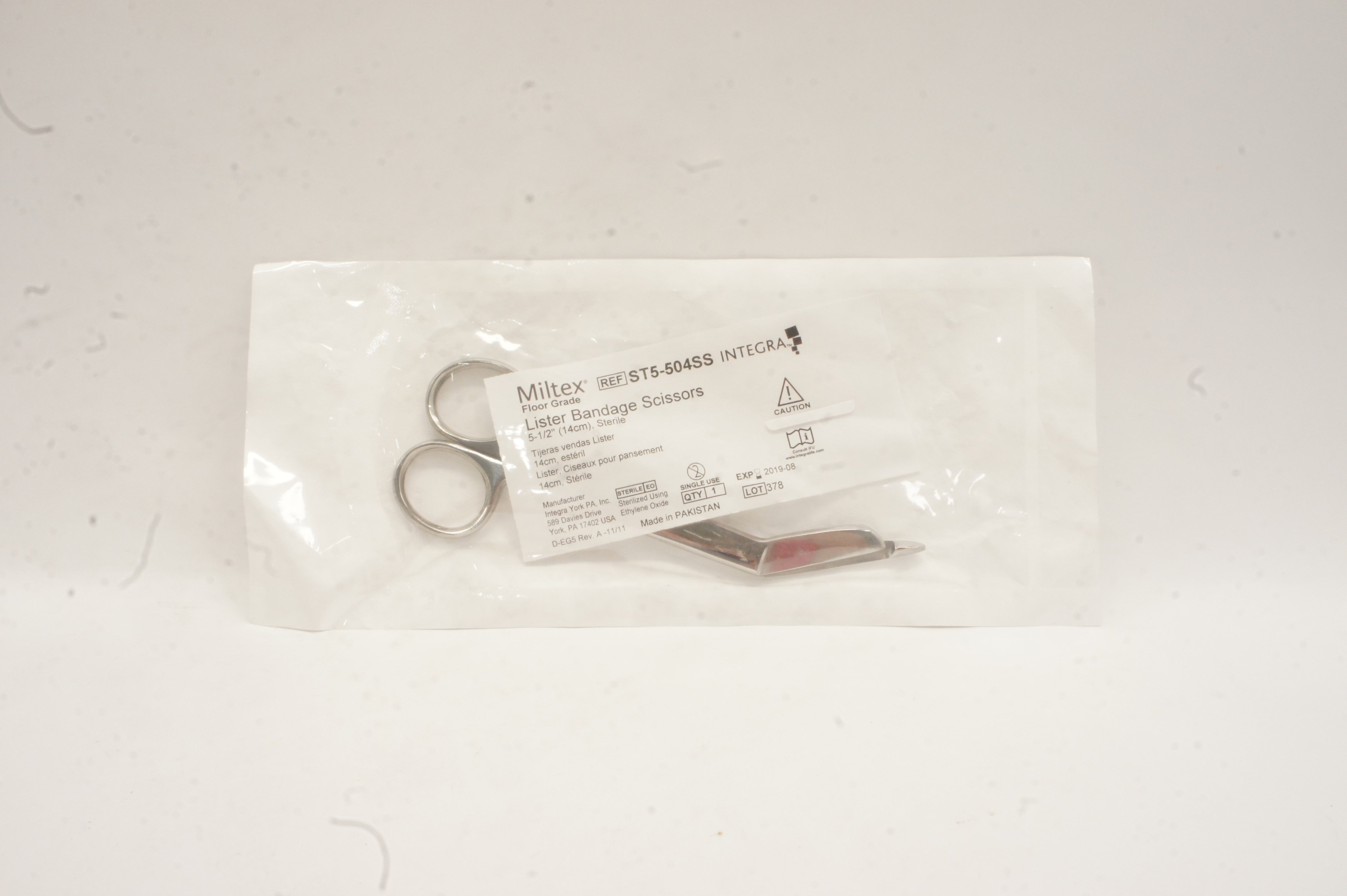 Integra ST5-504SS Miltex Lister Bandage Scissor, Sterile 5-1/2 inch (x)