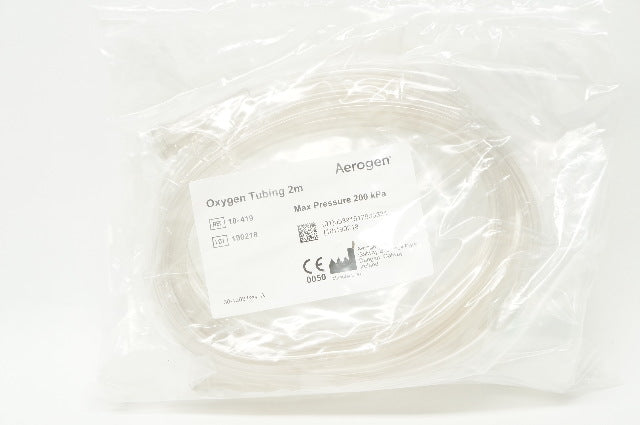 Aerogen 10-419 Oxygen Tubing 2m, Max Pressure 200 kPa