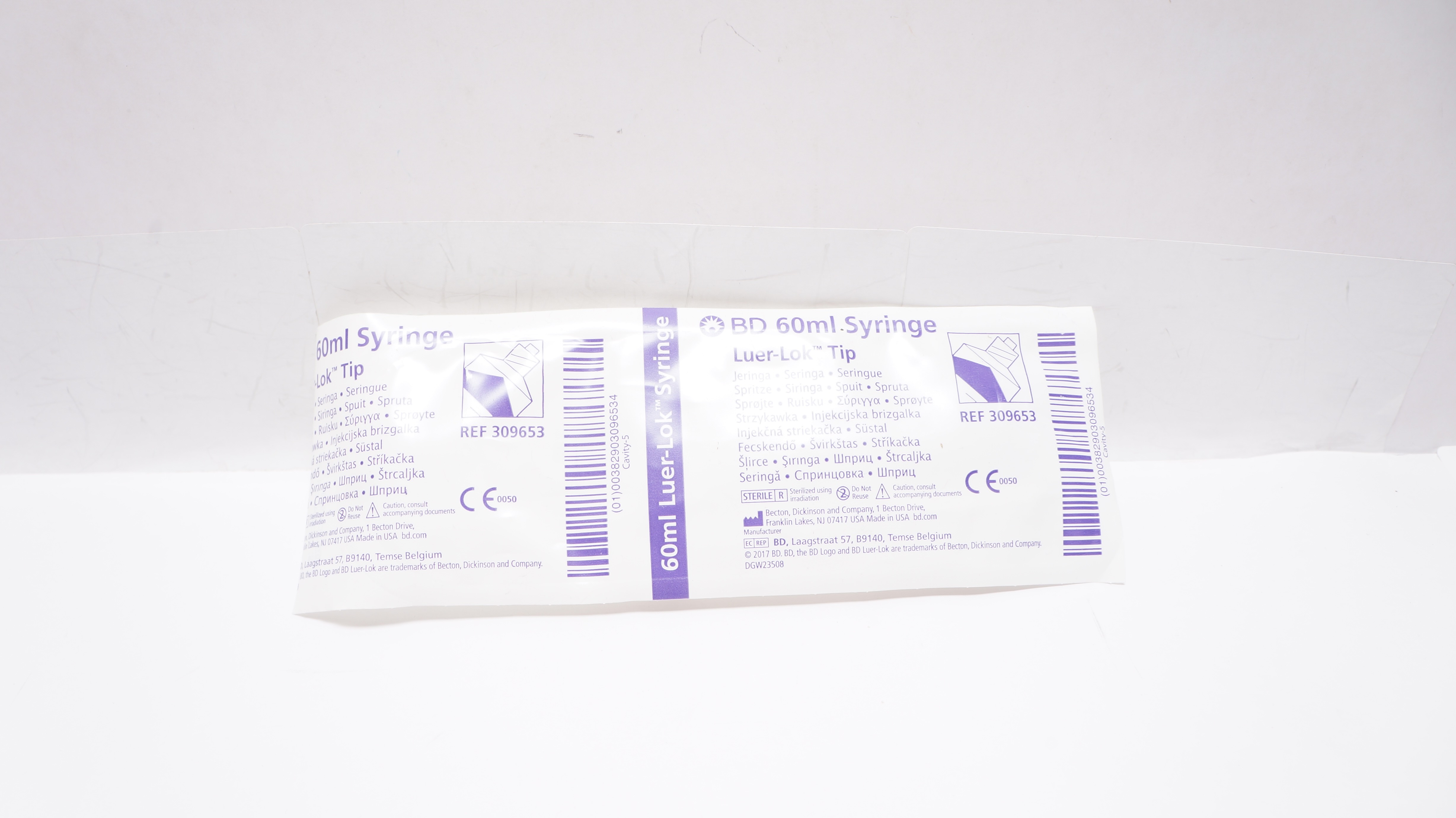 BD 309653 60ml Syringe Luer-Lok Tip