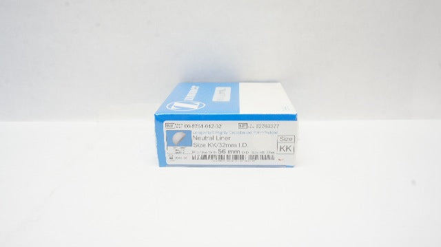 Zimmer 00-8751-012-32 Longevity Polyethylene Neutral Liner Size KK/32mm I.D.(x)