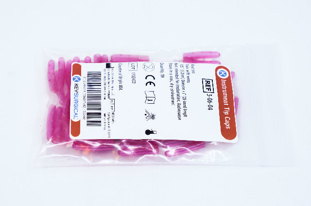 Key Surgical 3-06-04 Instrument Tip Caps ~ Pack of 50