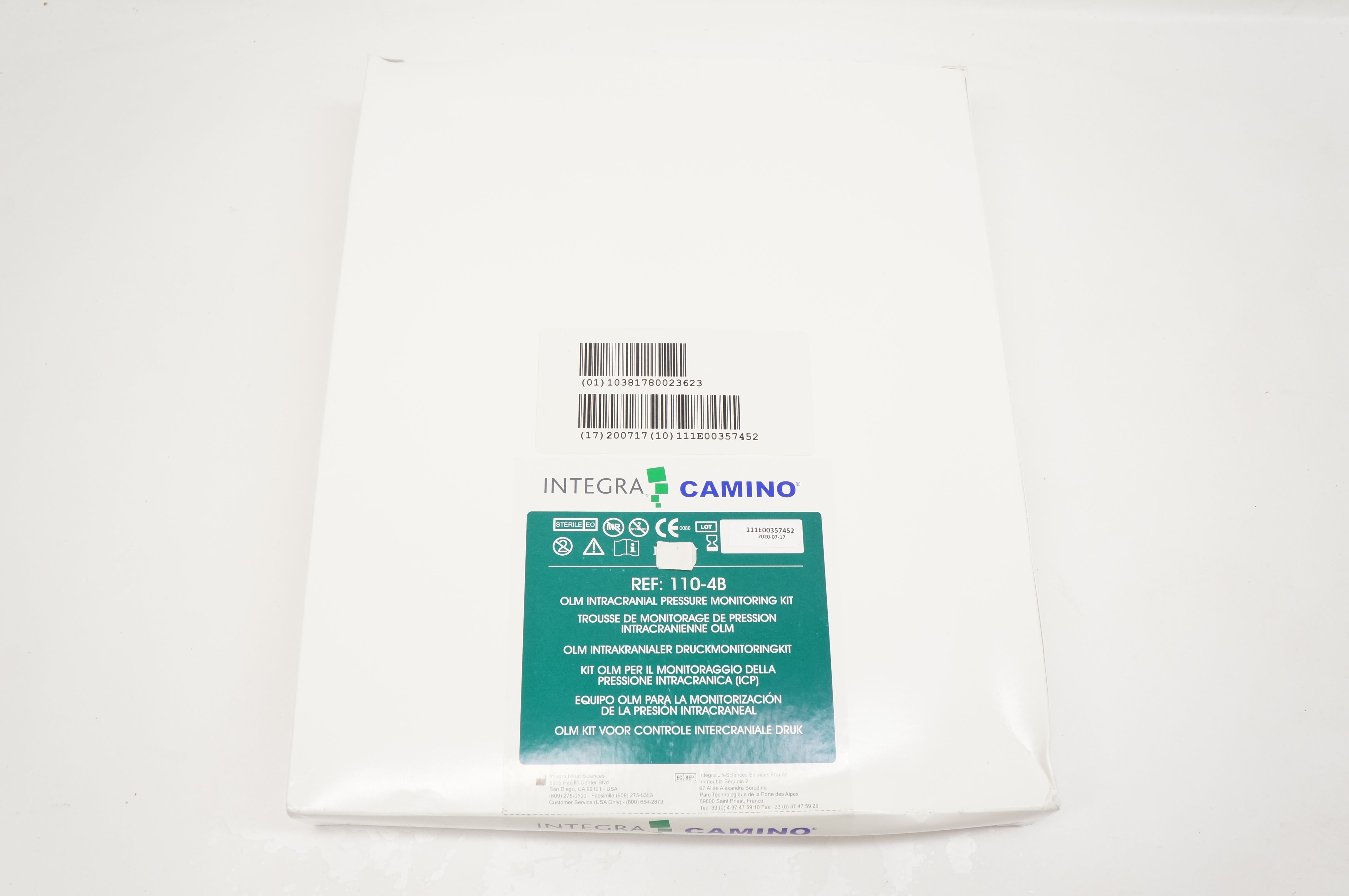 Integra 110-4B OLM Intracranial Pressure Monitoring Kit