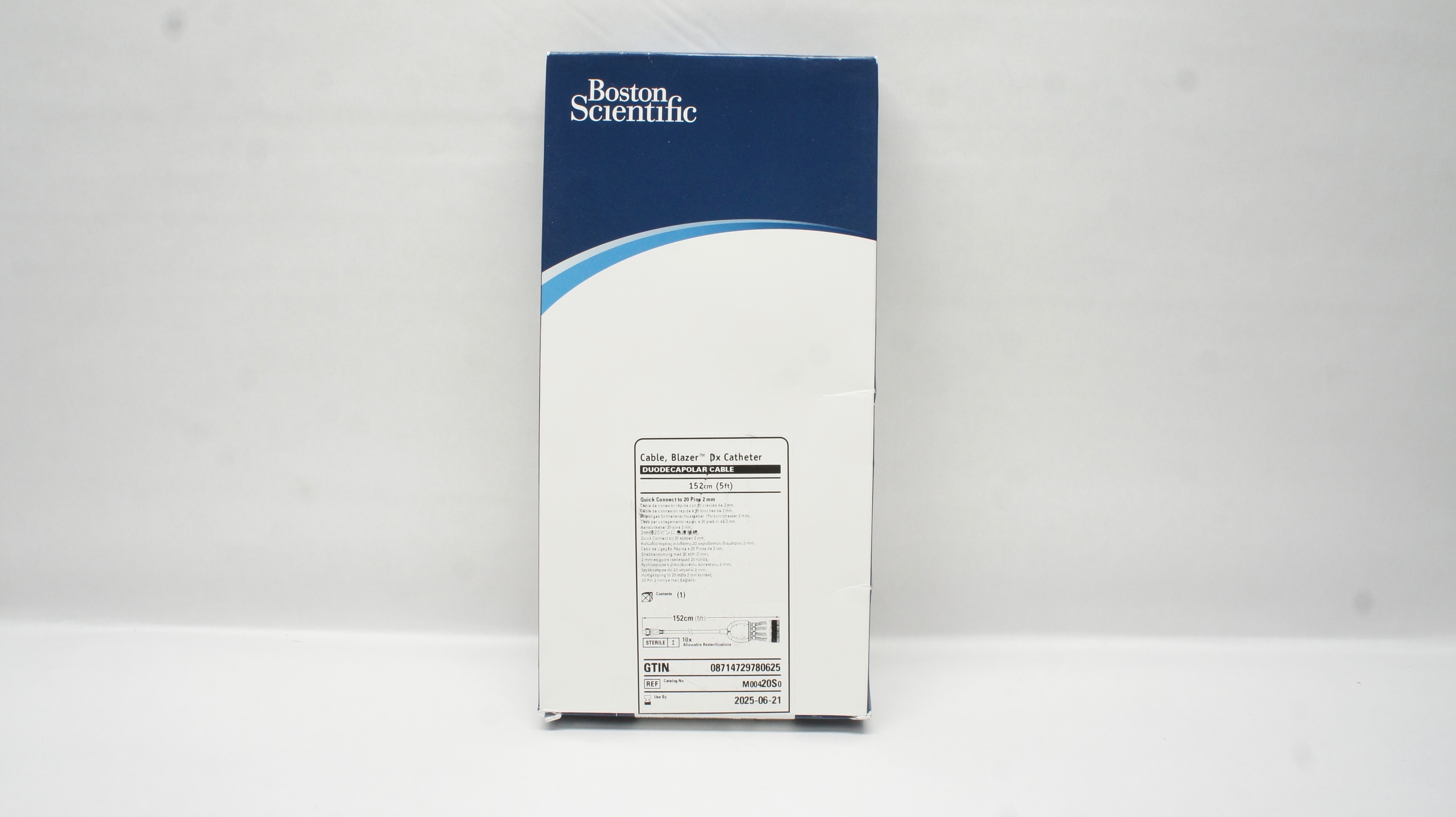 Boston Scientific M00420S0 Duodecapolar Cable Blazer Dx Cath. 5ft.